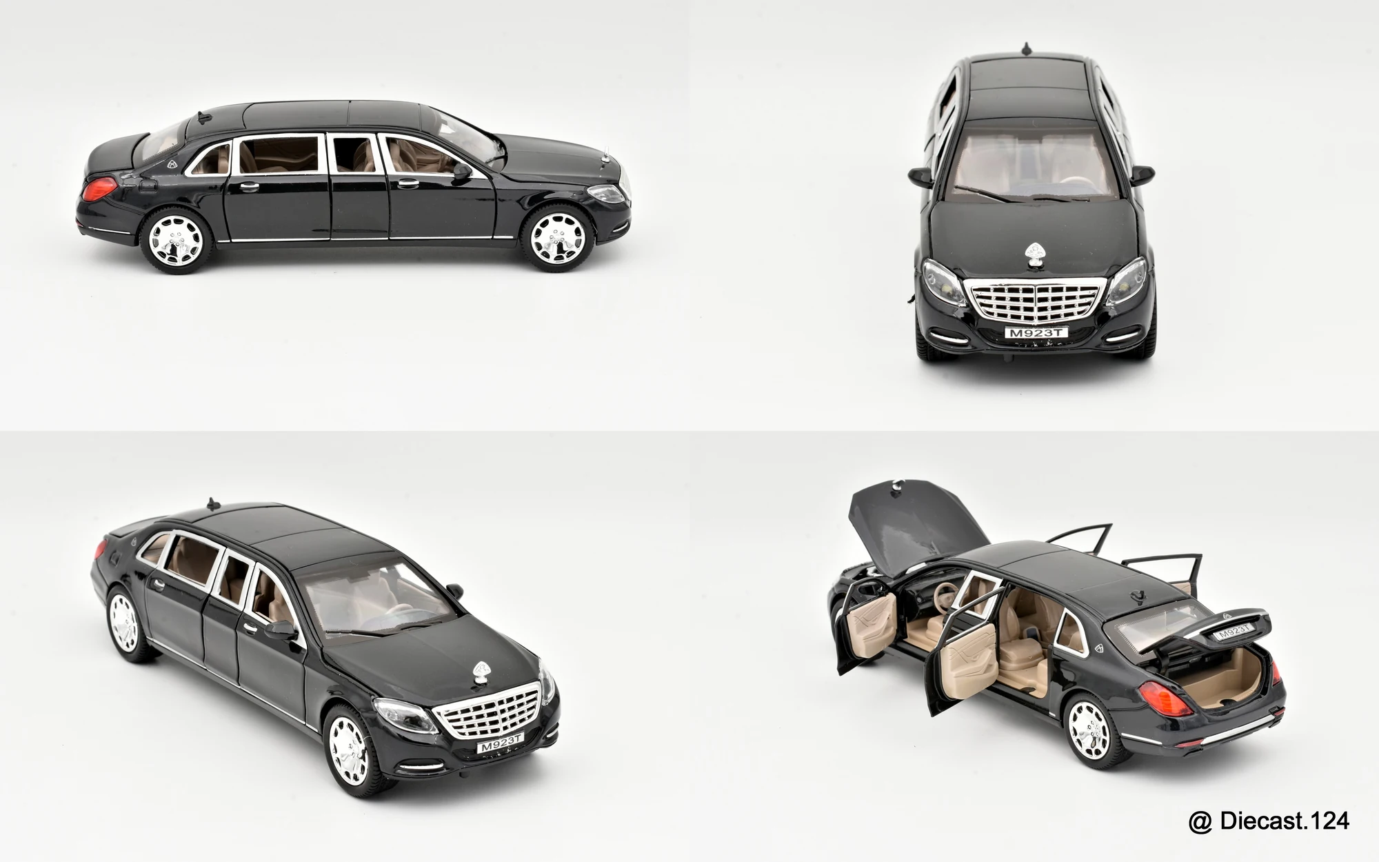 Four views of Mercedes Maybach S 600
