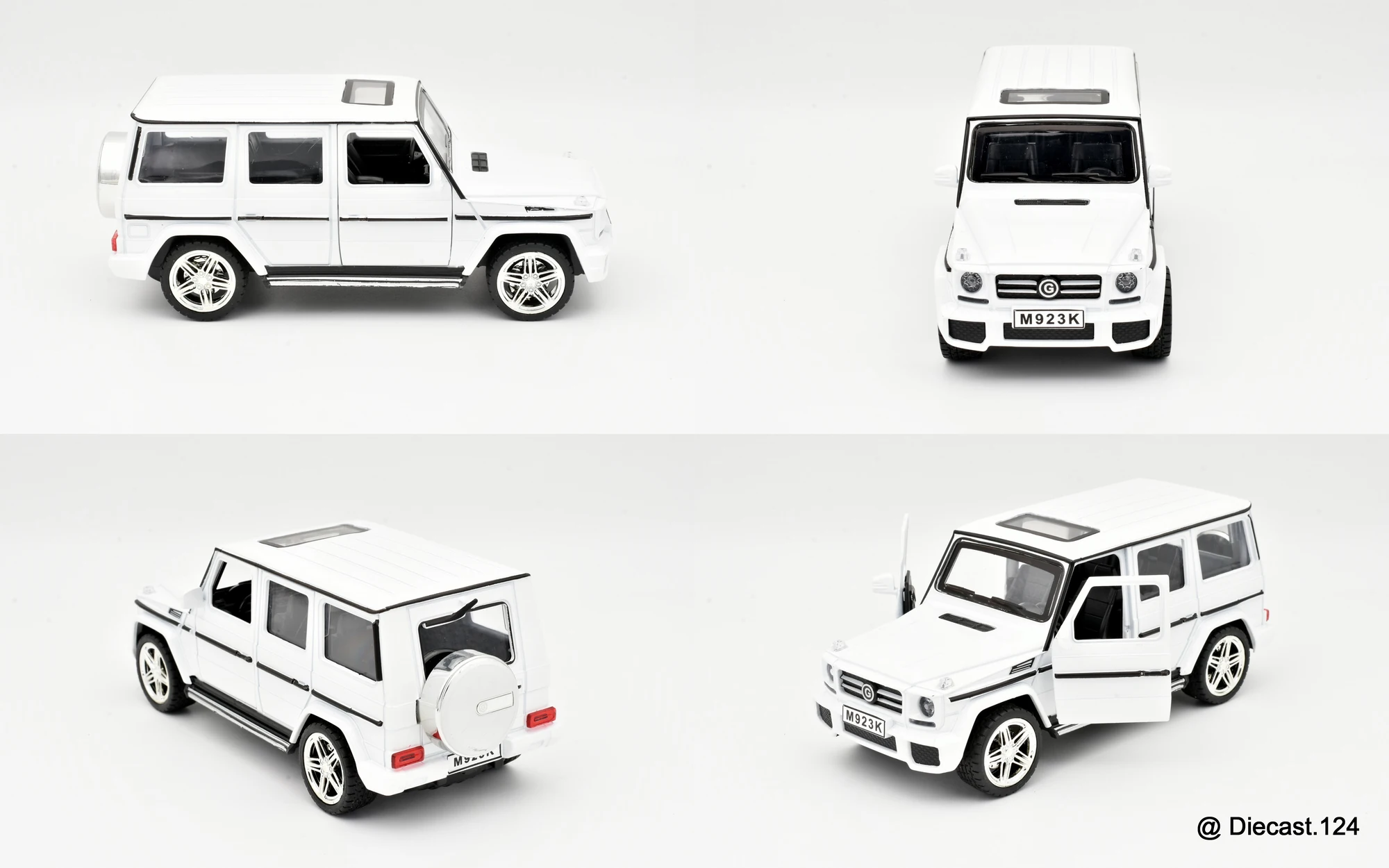 Four views of Mercedes G 65 AMG