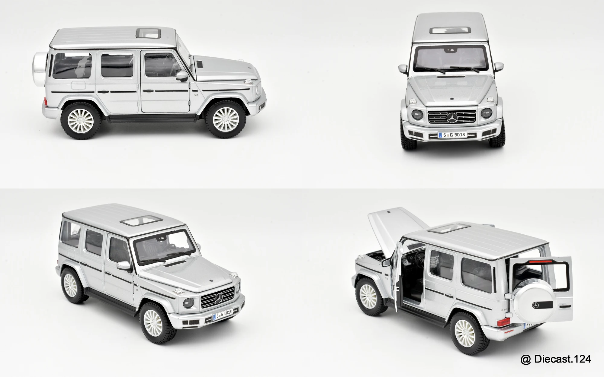 Four views of Mercedes G Classe (W463)