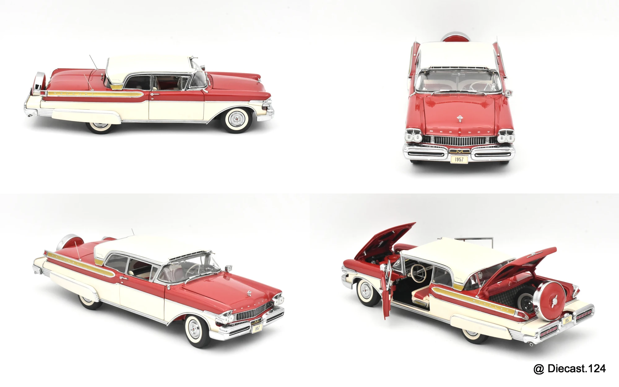Four views of Mercury Turnpike Cruiser