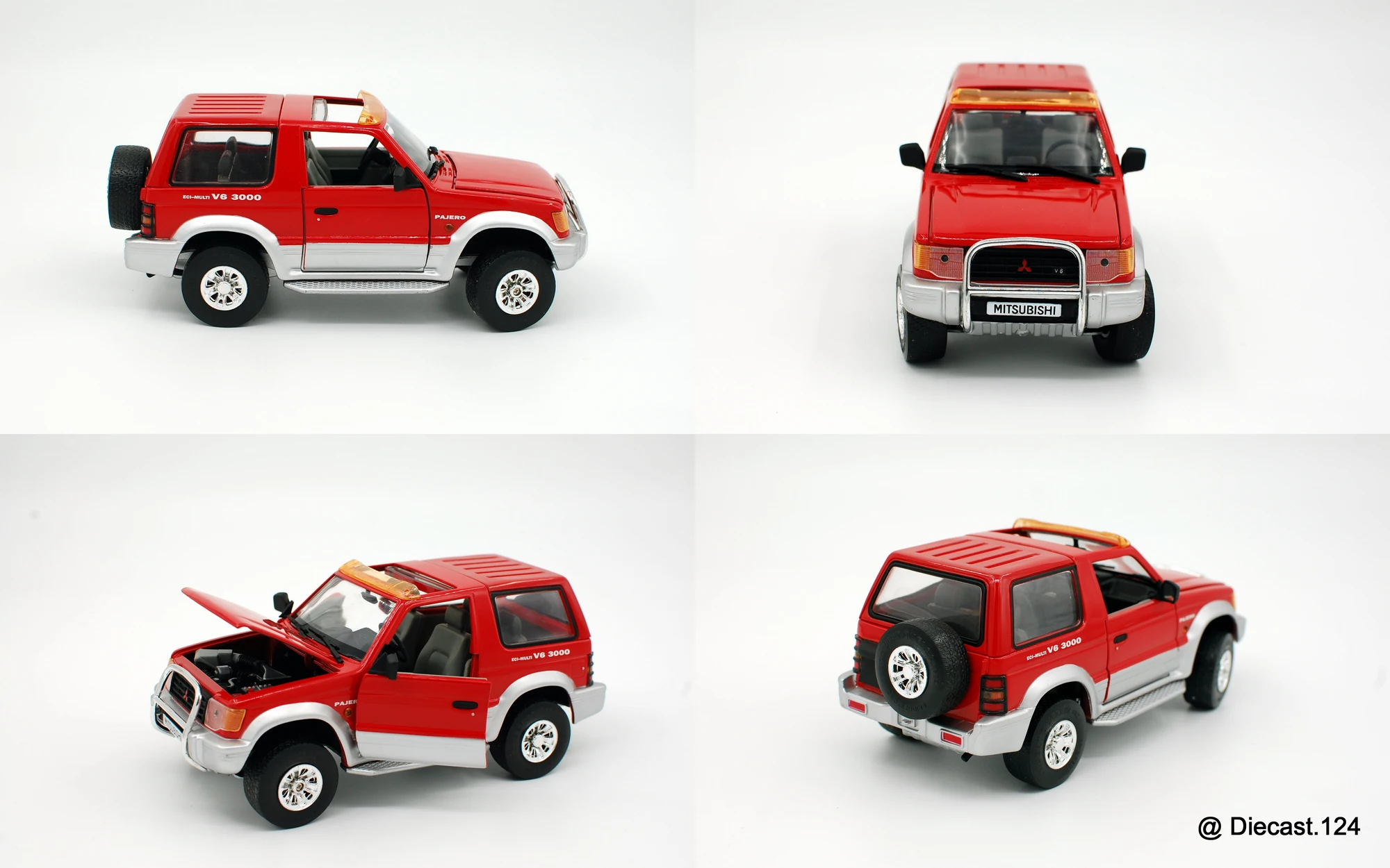 Four views of Mitsubishi Pajero Pinin (2nd Gen)