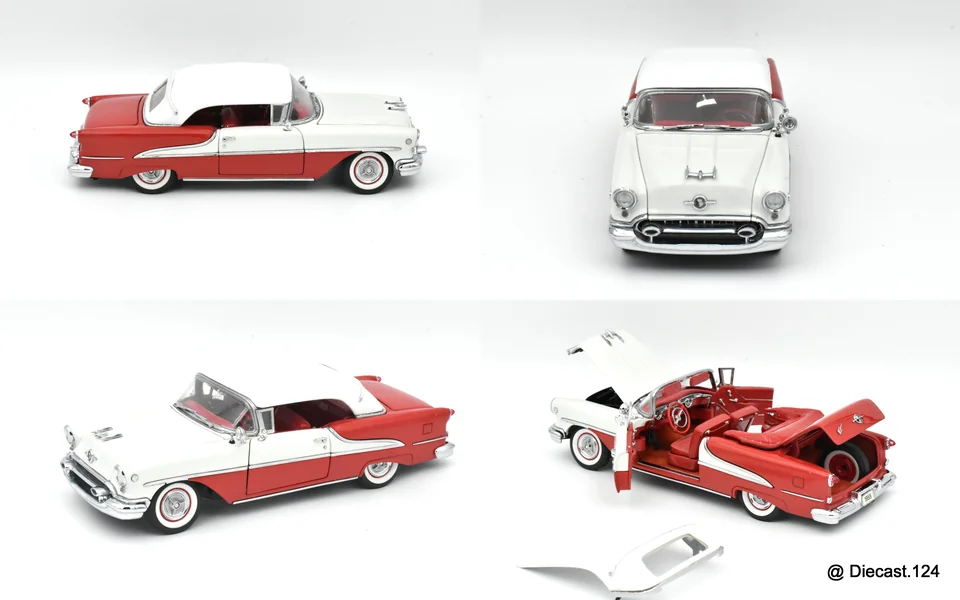 Four views of Oldsmobile Super 88 Convertible