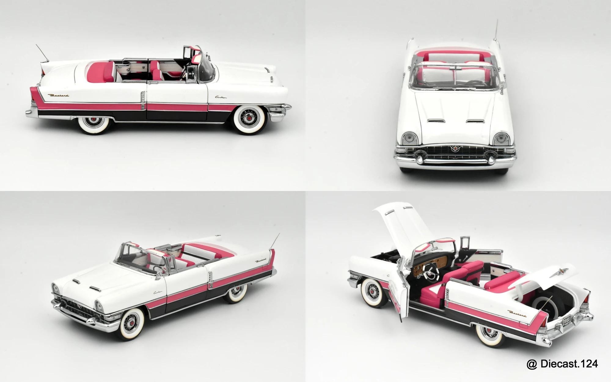 Four views of Packard Caribbean Convertible