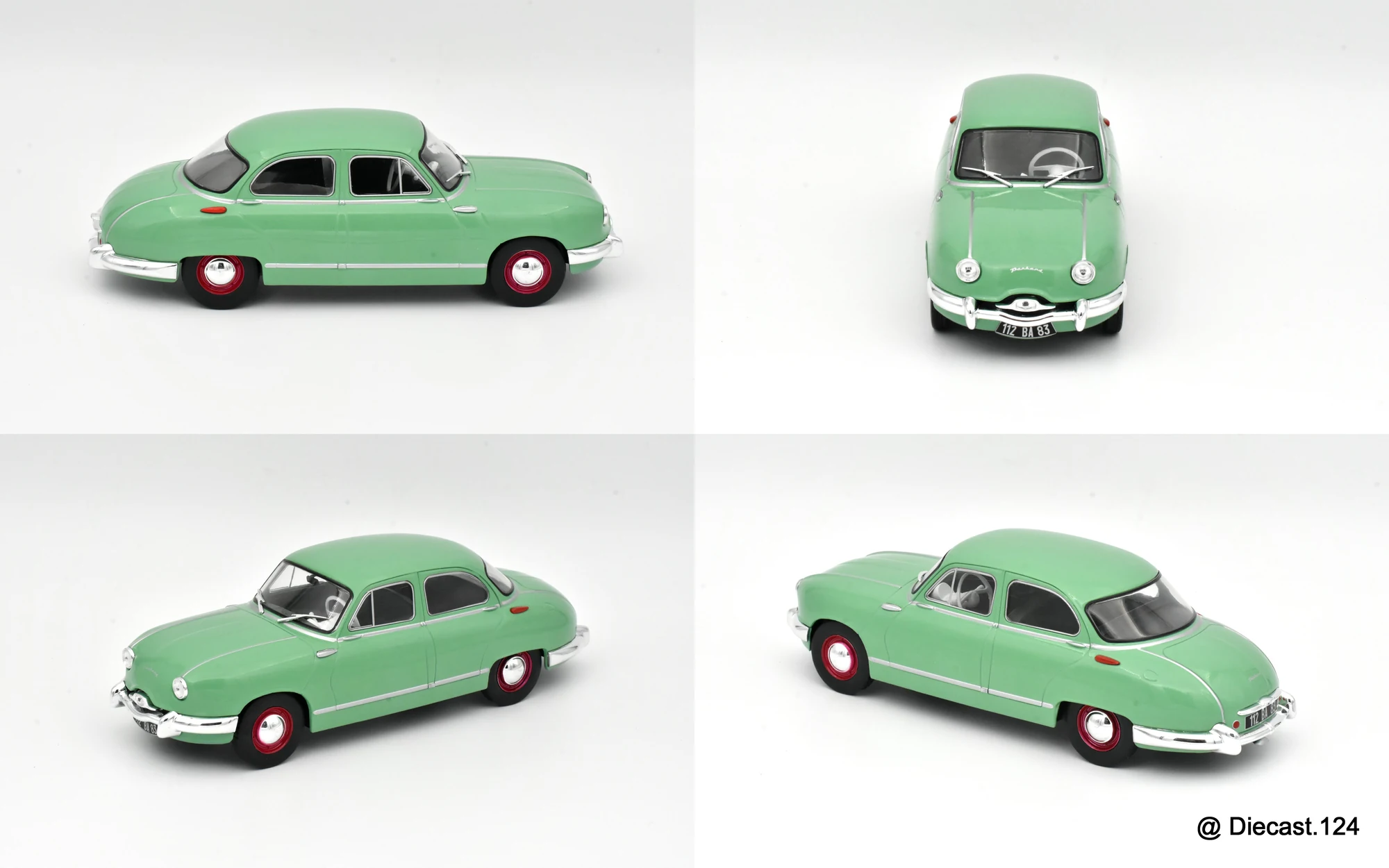 Four views of Panhard Dyna Z