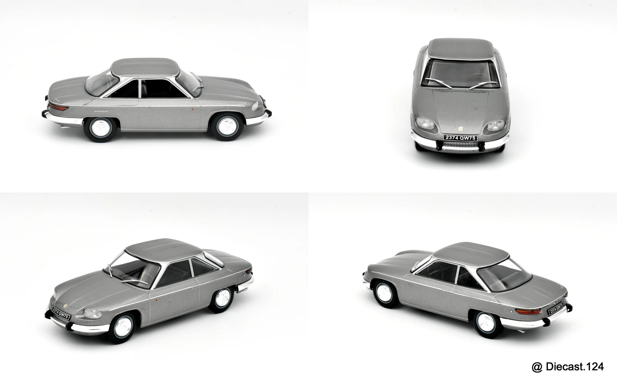 Four views of Panhard 24CT
