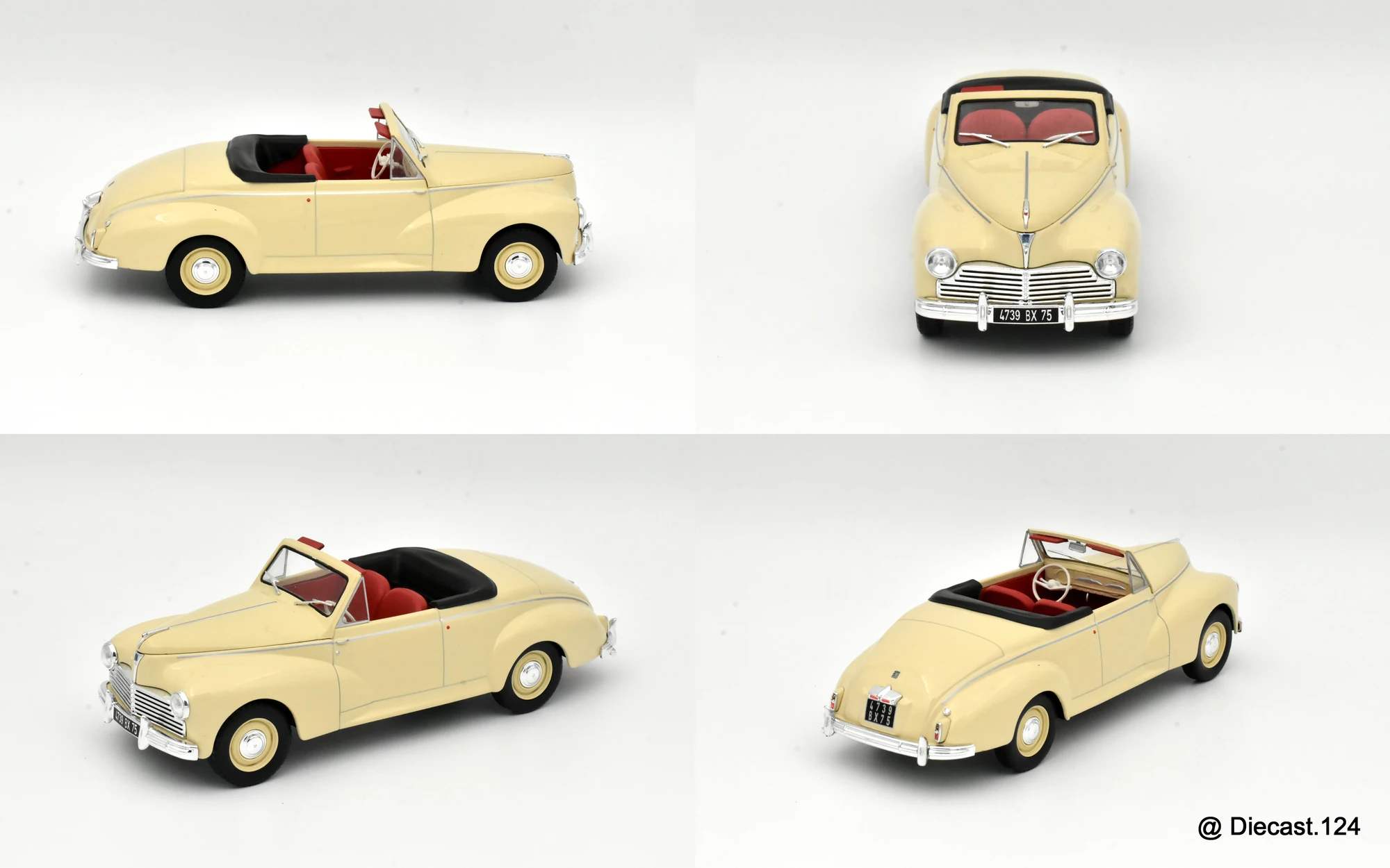 Four views of Peugeot 203 Cabriolet