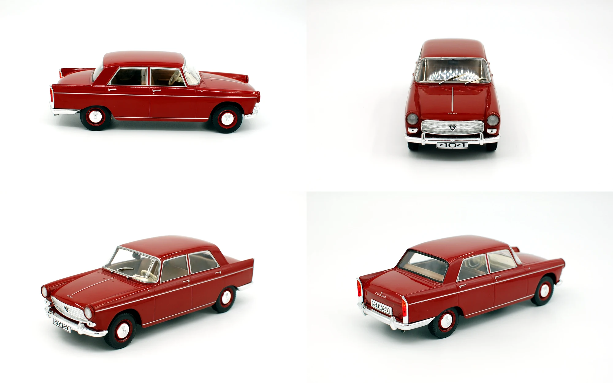 Four views of Peugeot 404