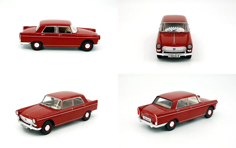 Four views of Peugeot 404