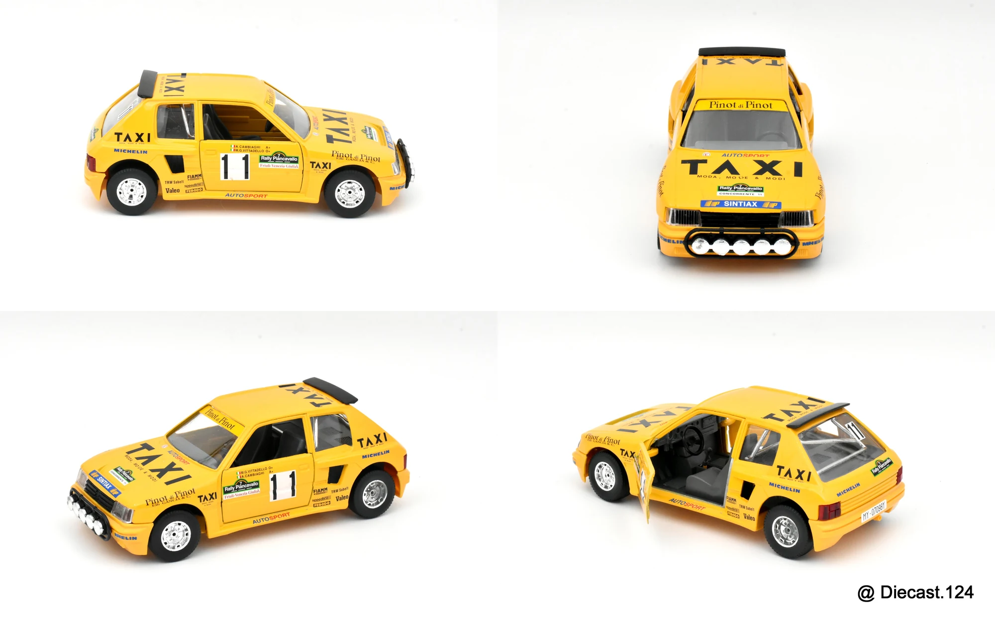 Four views of Peugeot 205 T16