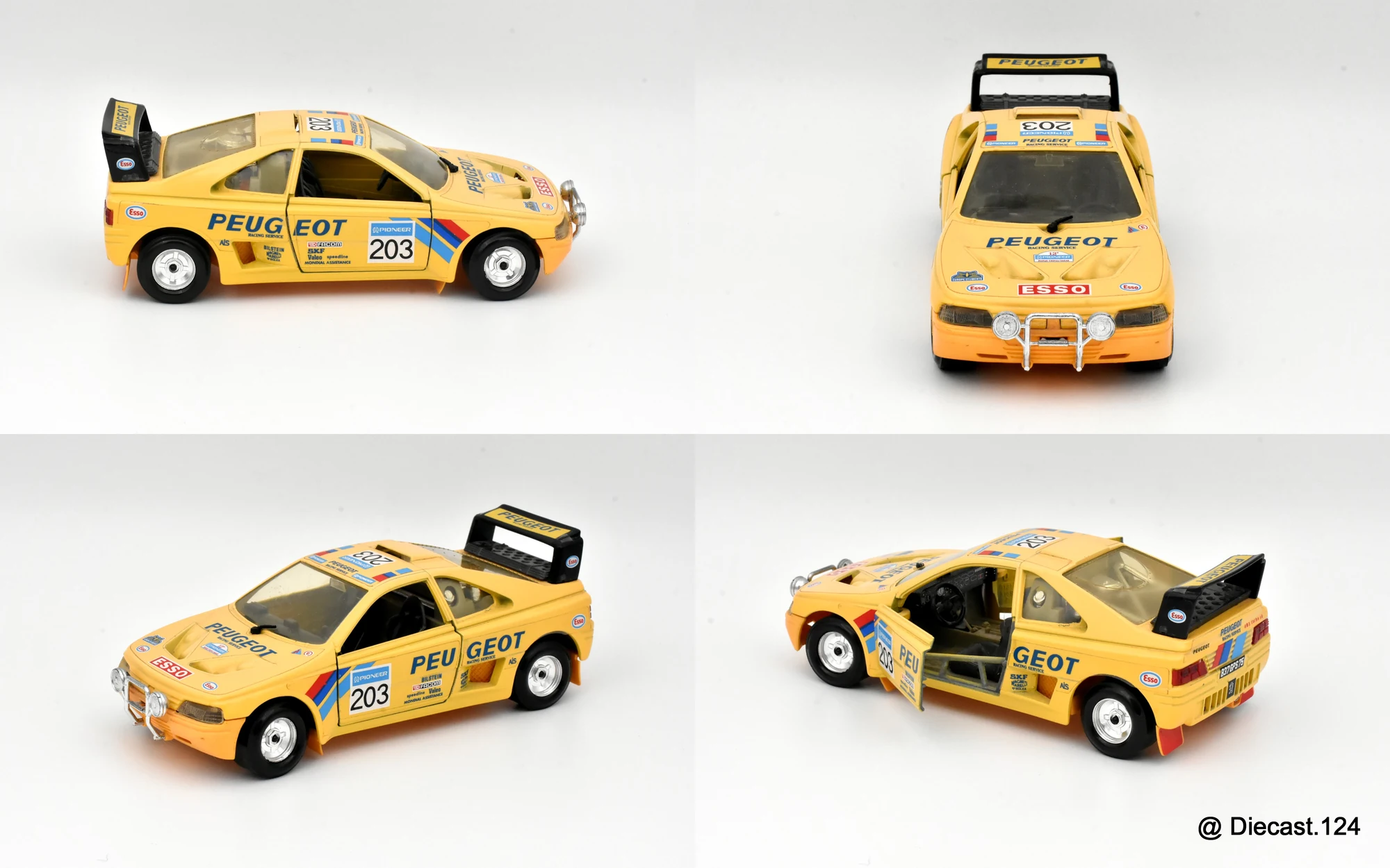 Four views of Peugeot 405 T16 Rally