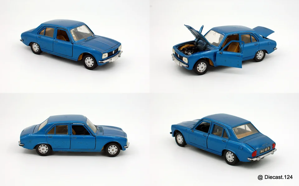 Four views of Peugeot 504 GL