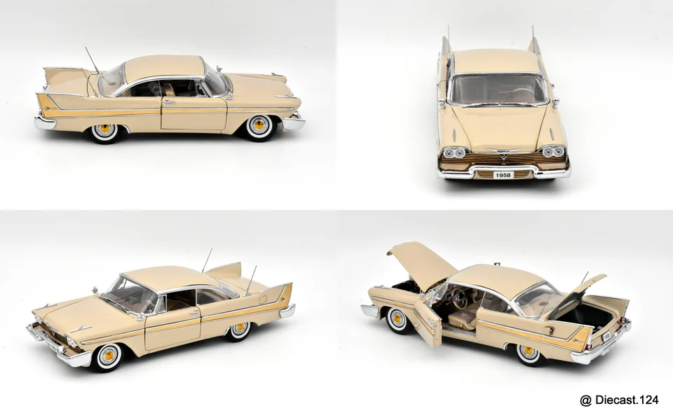 Four views of Plymouth Fury