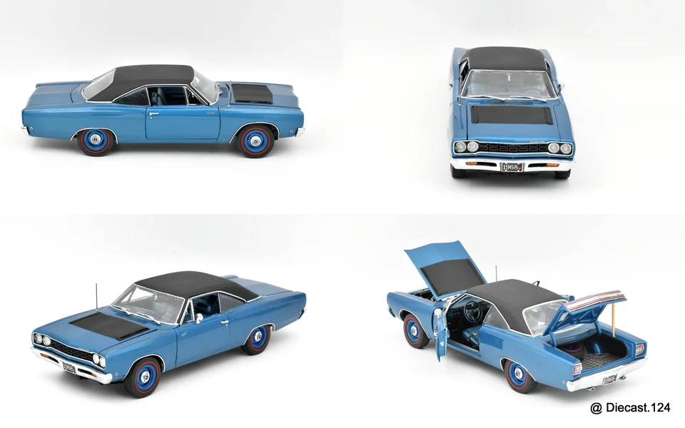 Four views of Plymouth Road Runner