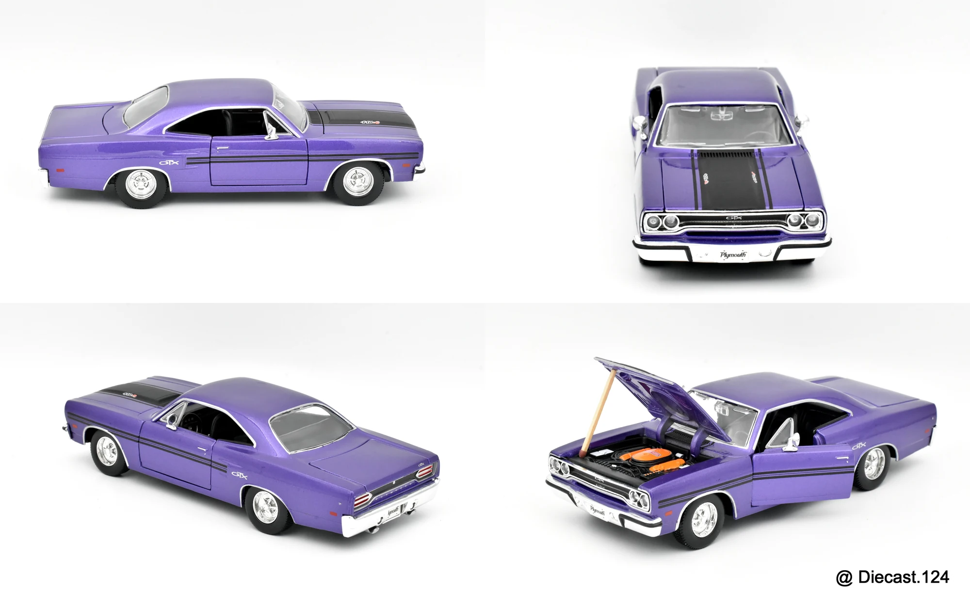 Four views of Plymouth GTX