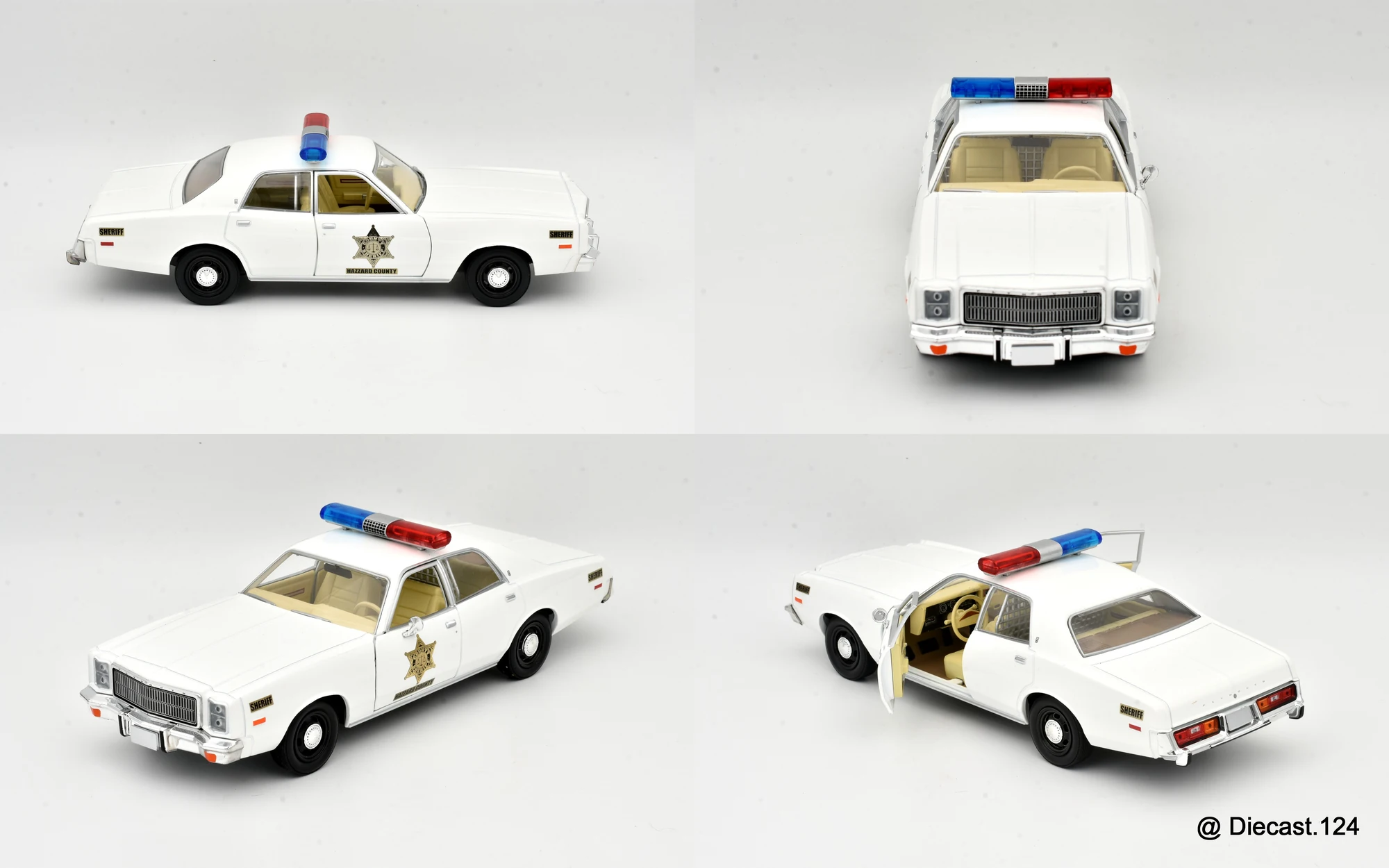 Four views of Plymouth Fury
