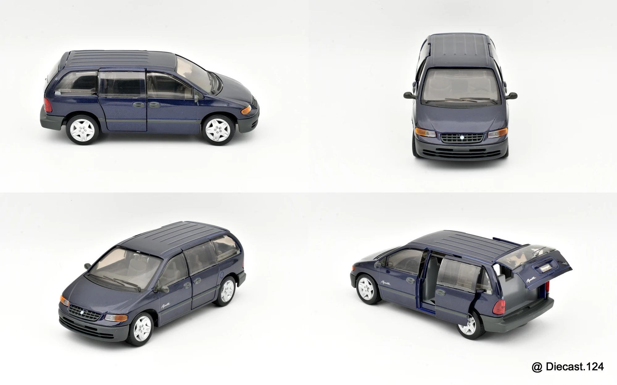Four views of Plymouth Voyager