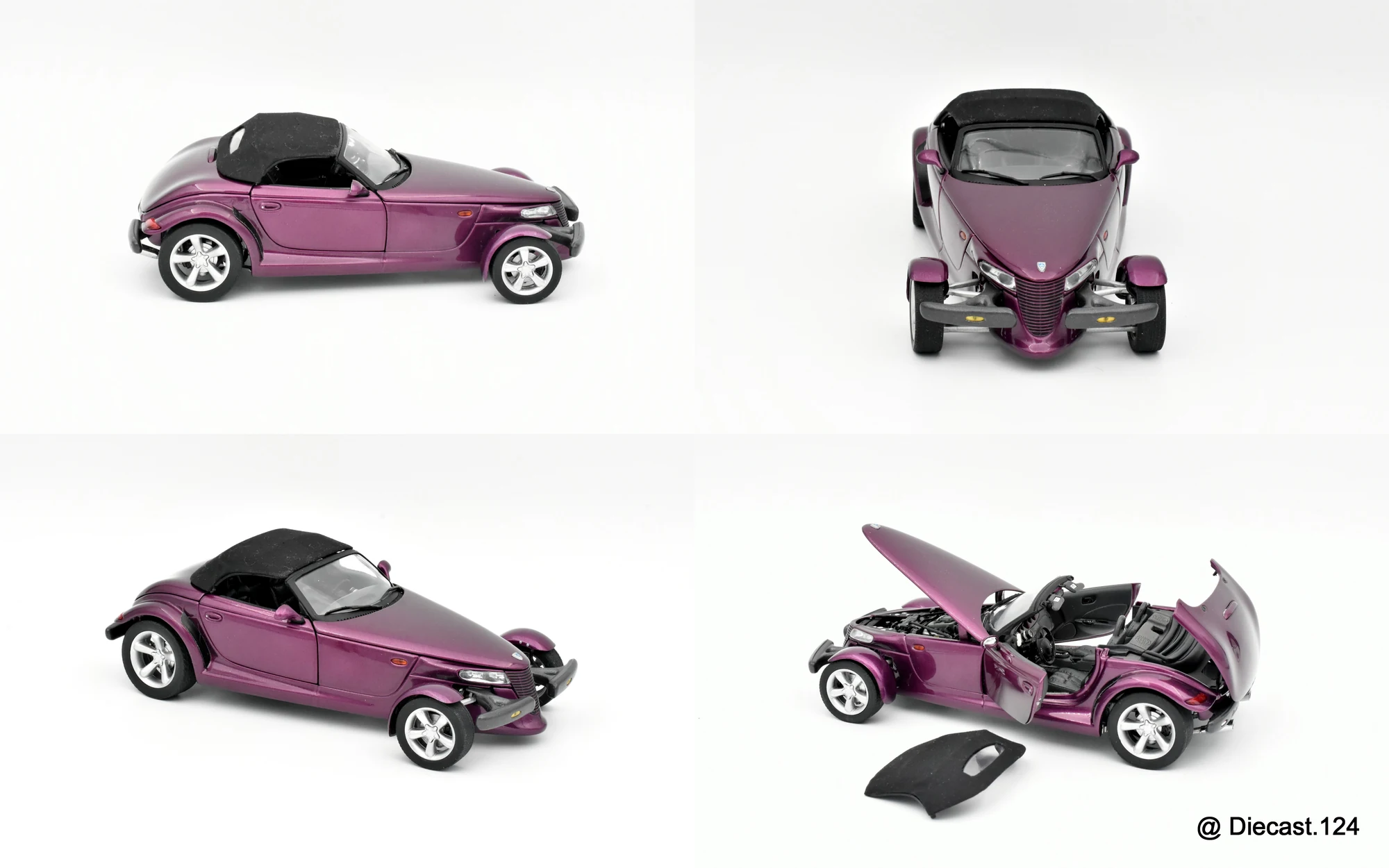 Four views of Plymouth Prowler