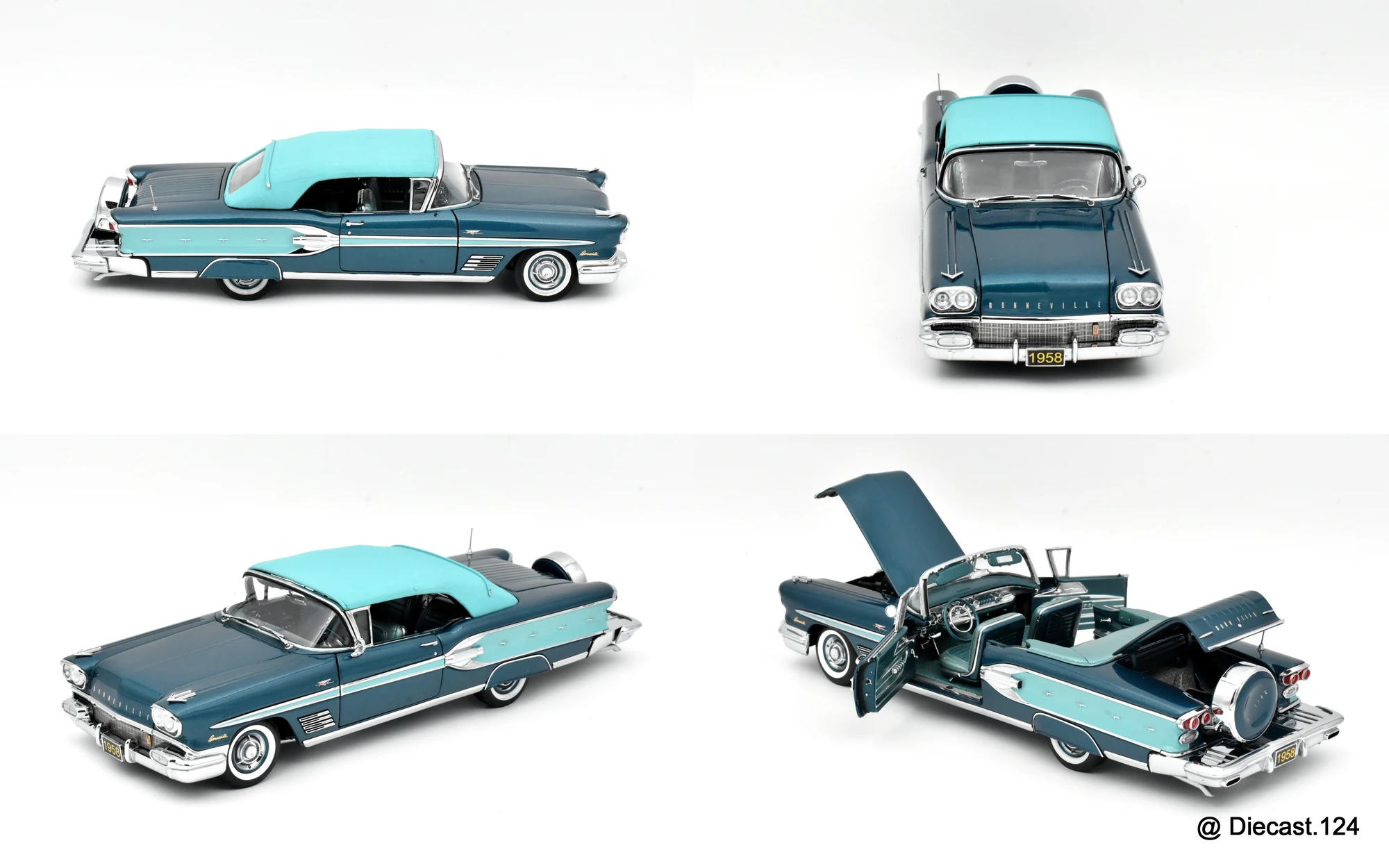Four views of Pontiac Bonneville