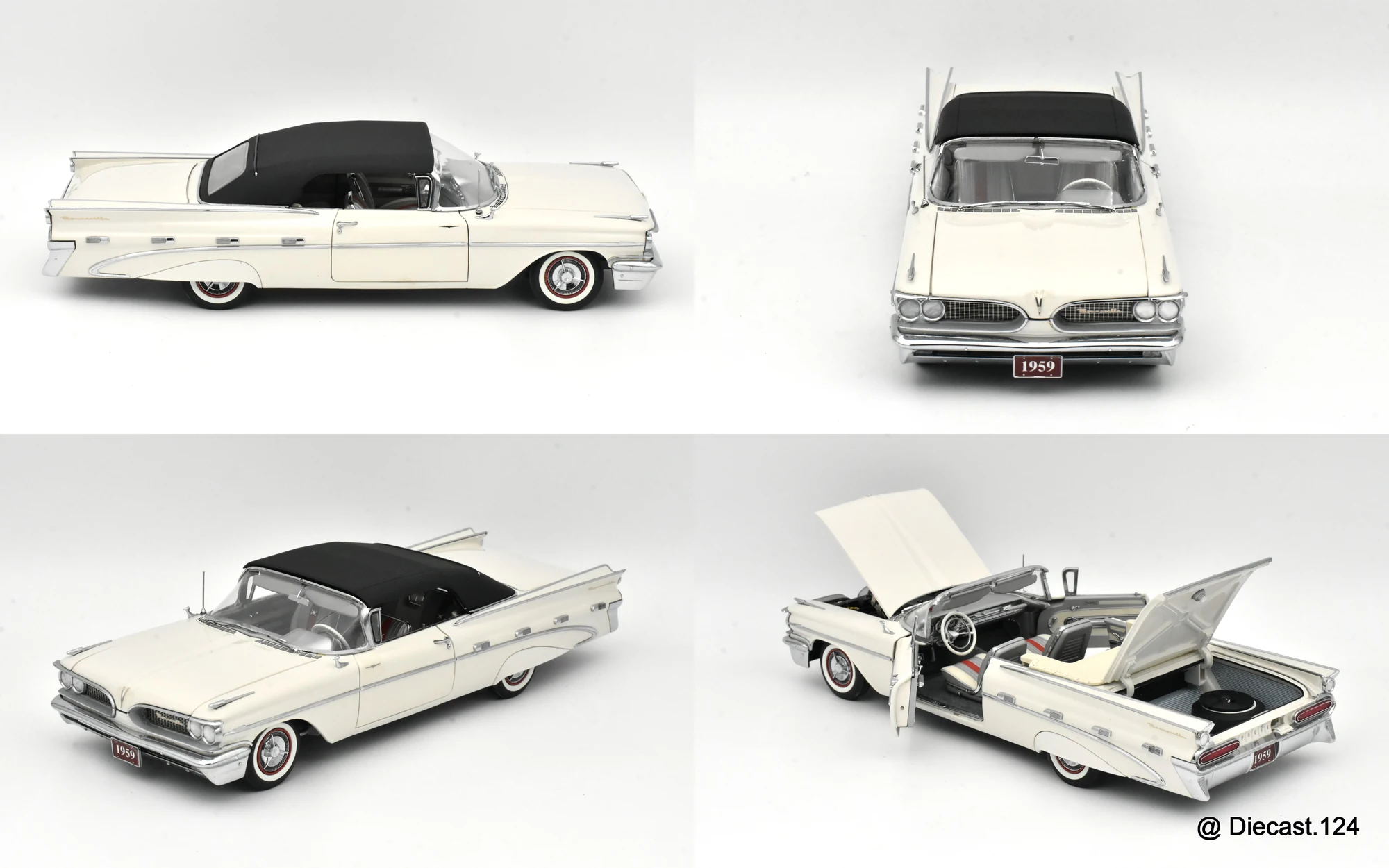 Four views of Pontiac Bonneville