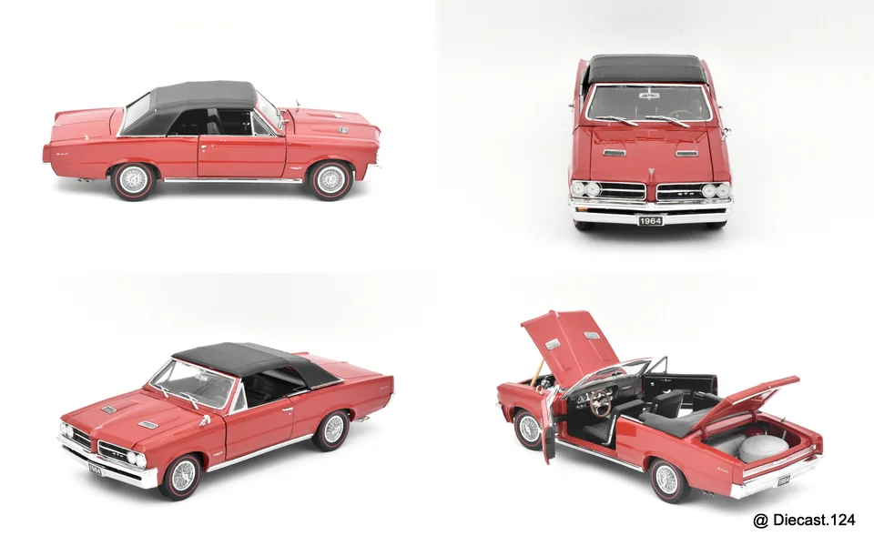 Four views of Pontiac GTO Convertible