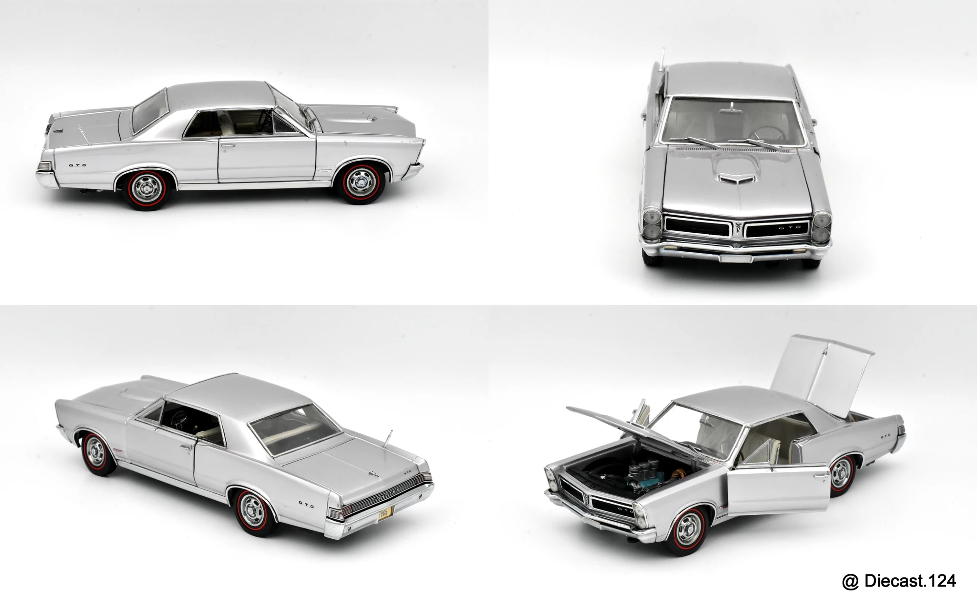 Four views of Pontiac GTO