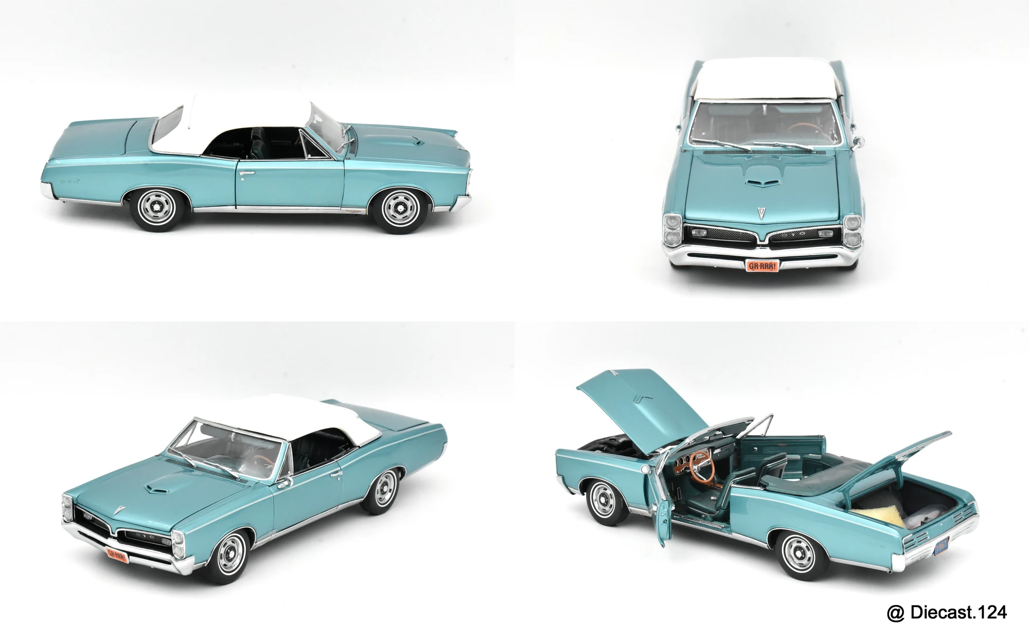 Four views of Pontiac GTO Convertible