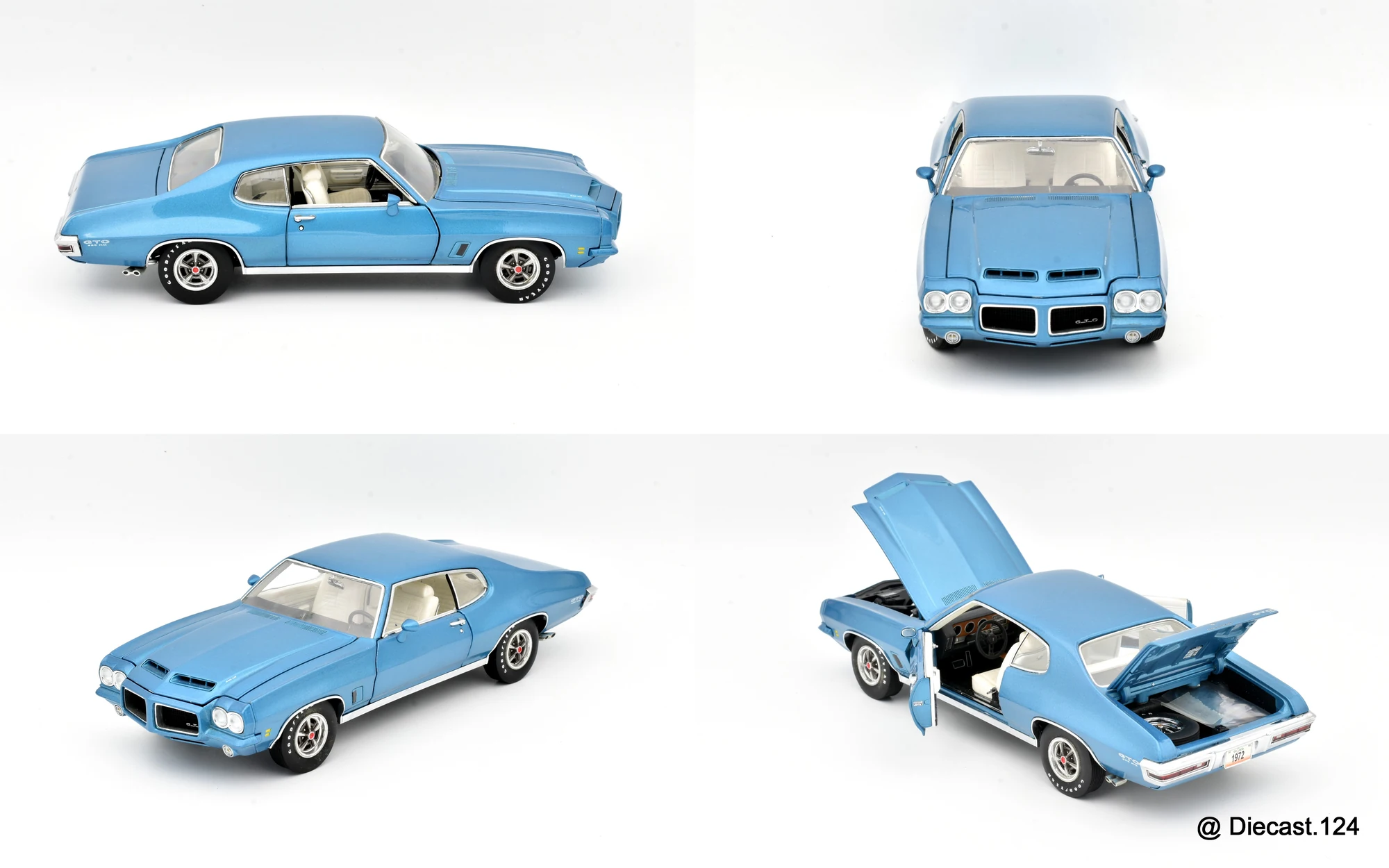 Four views of Pontiac GTO