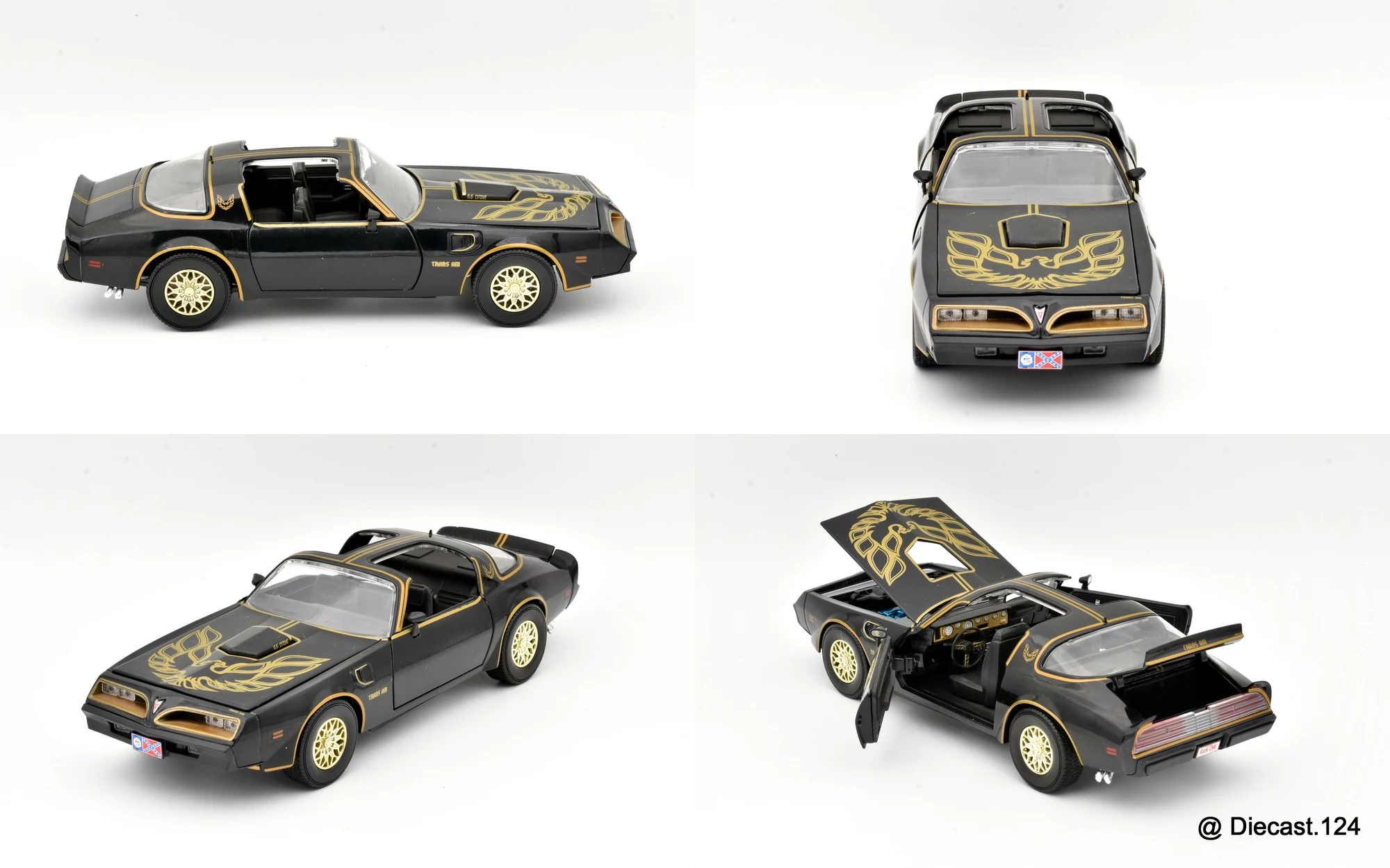 Four views of Pontiac Firebird (3rd Gen)
