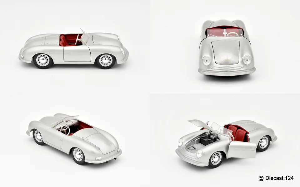 Four views of Porsche 356 Roadster