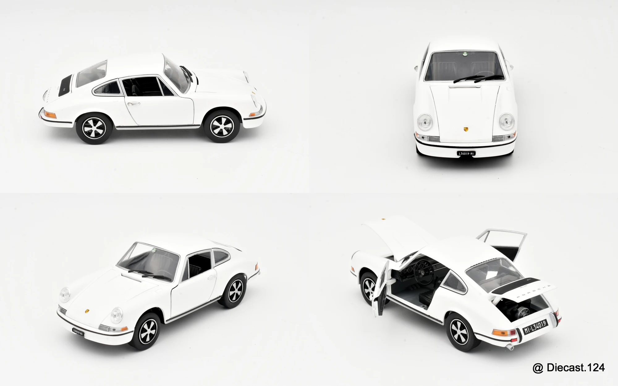 Four views of Porsche 911 S 2.4 (E series)
