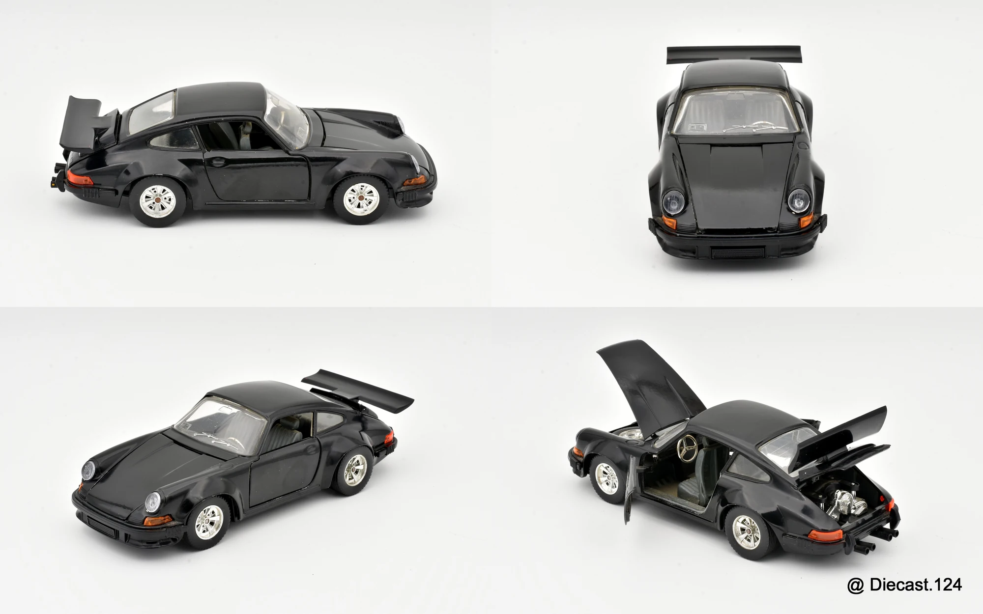 Four views of Porsche 911 S Carrera RSR