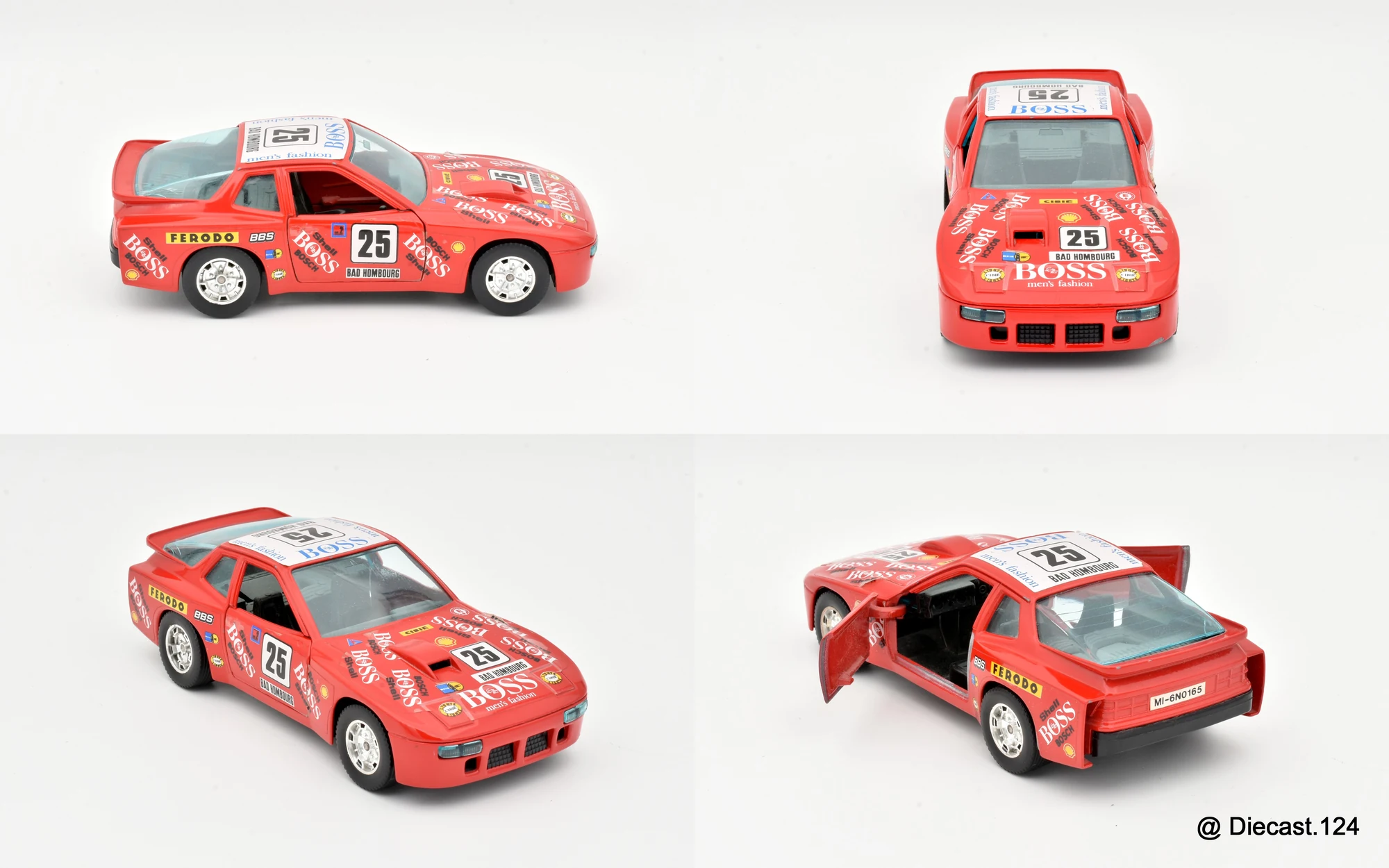 Four views of Porsche 924 Carrera GTR