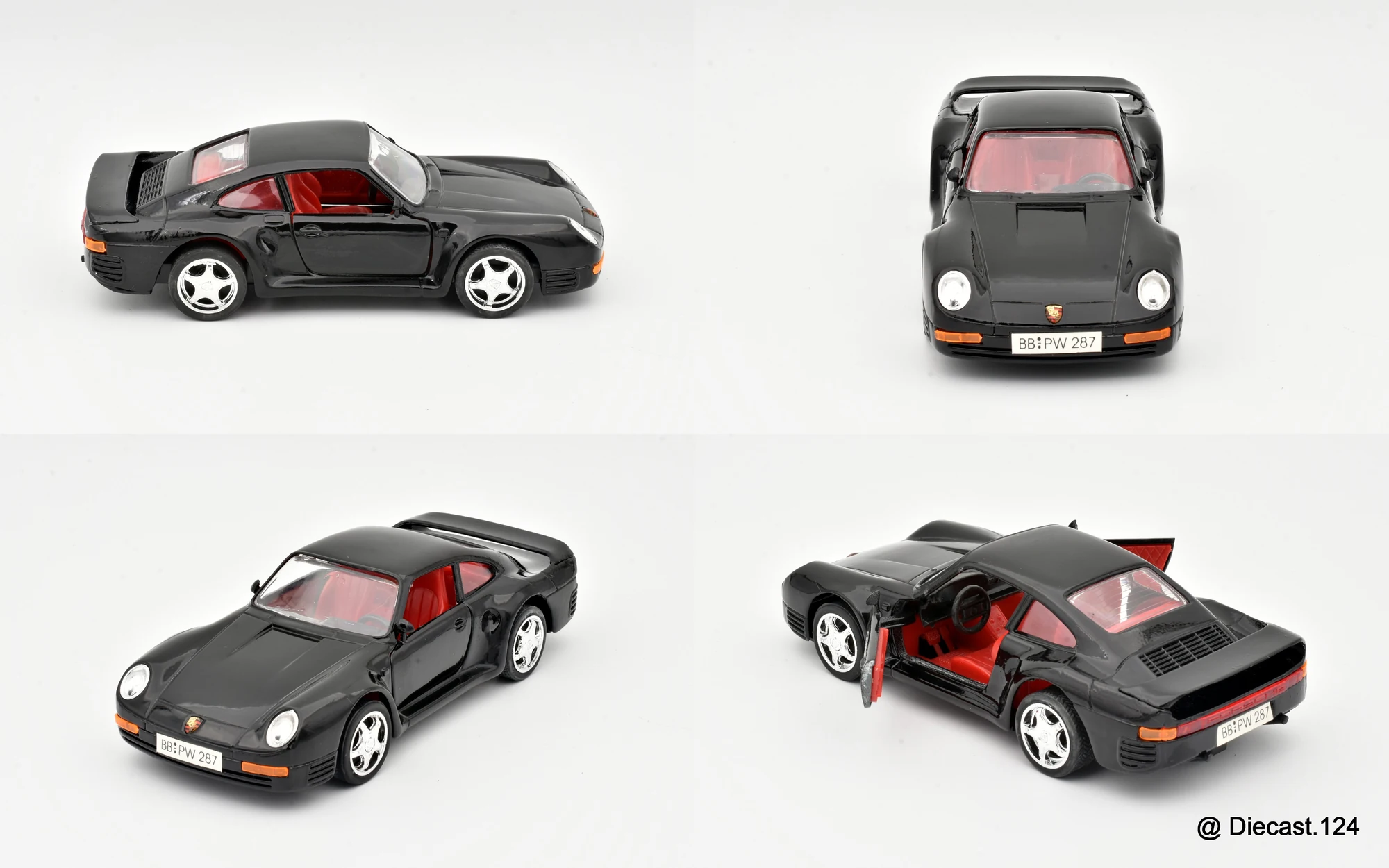 Four views of Porsche 959