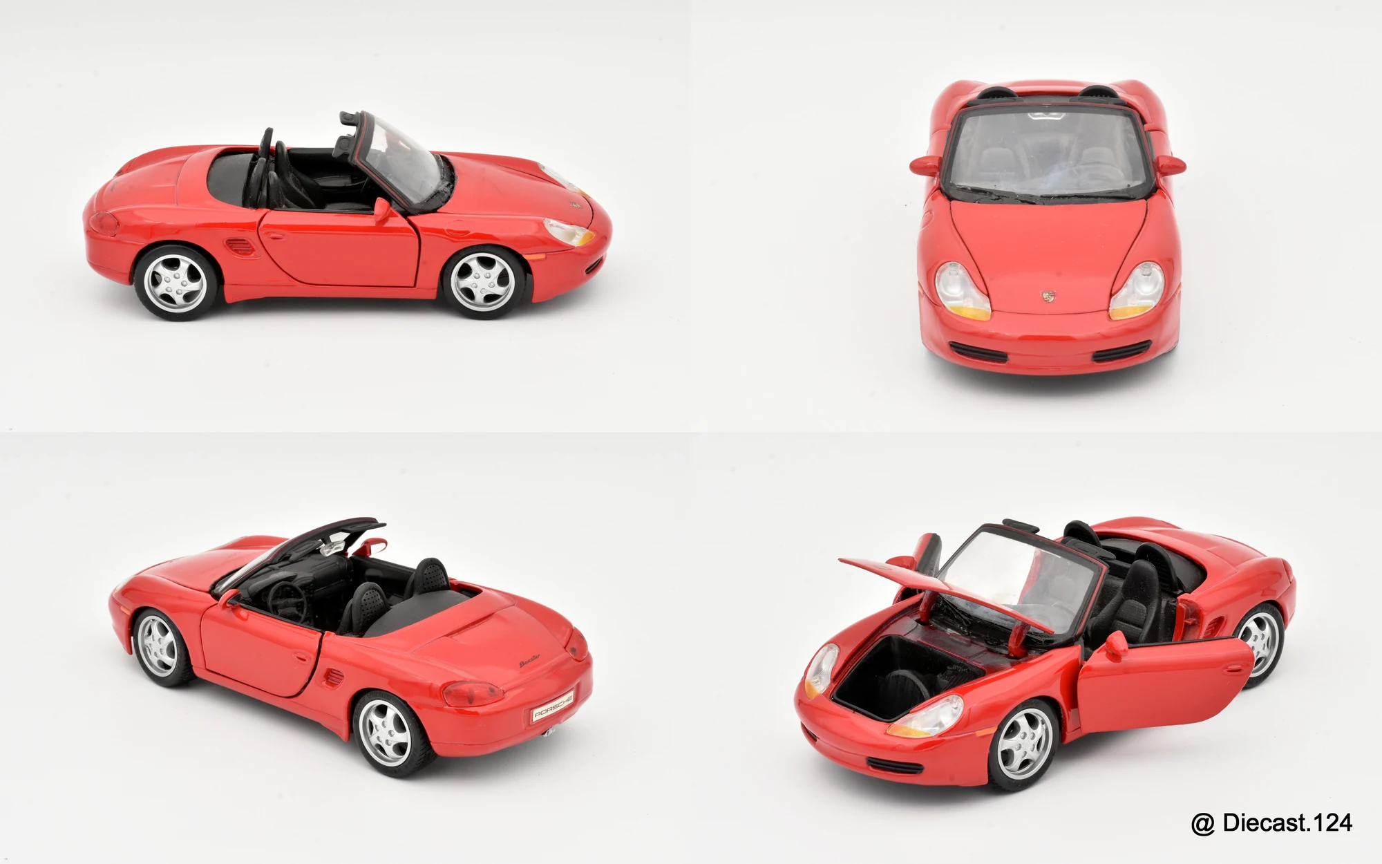 Four views of Porsche Boxter
