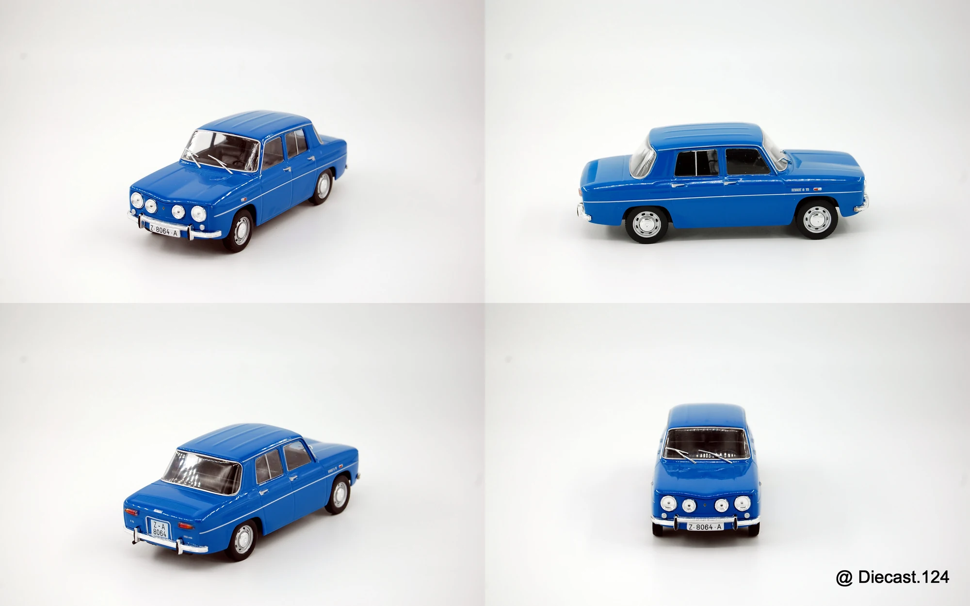 Four views of Renault 8 TS