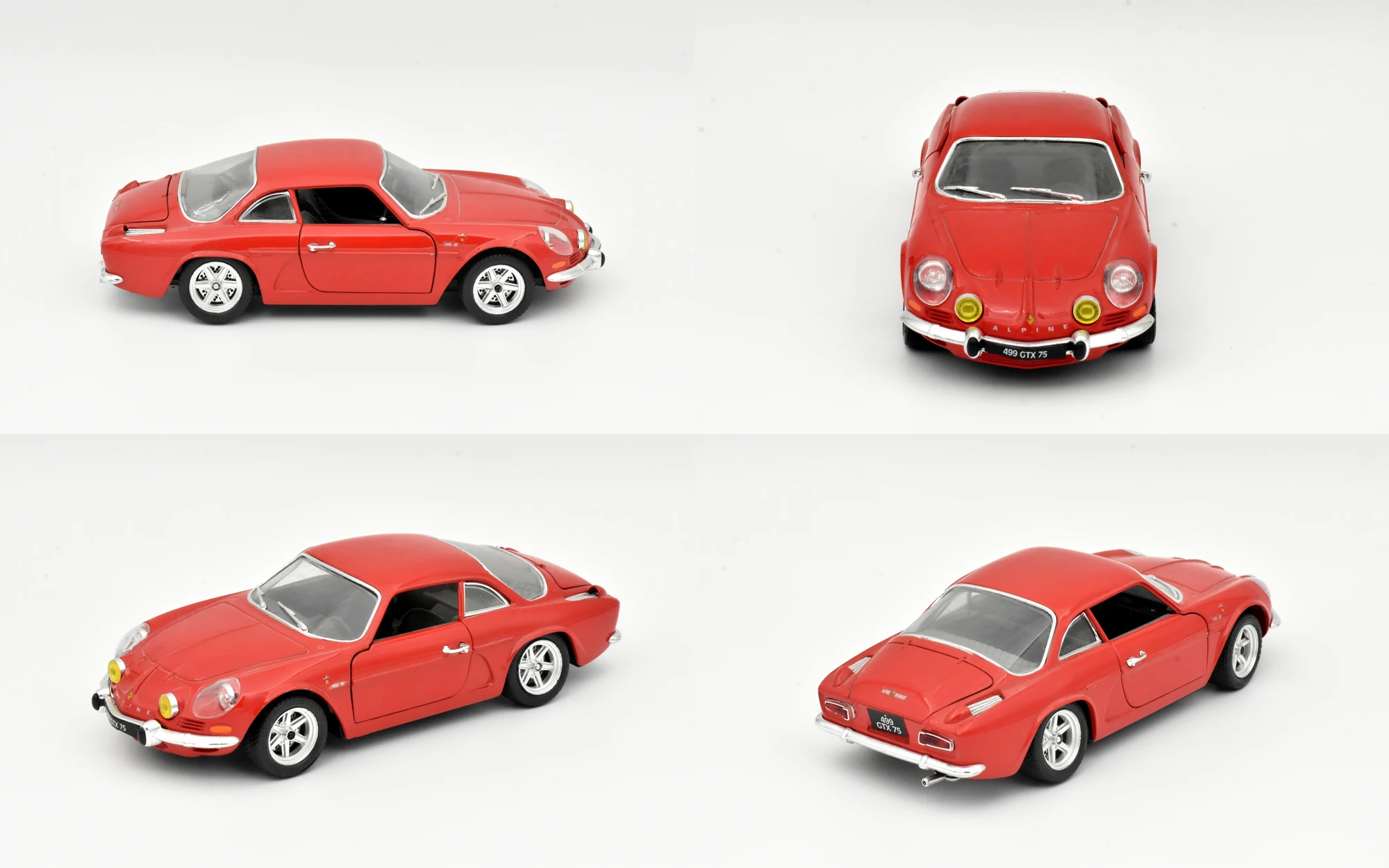 Four views of Renault Alpine A110