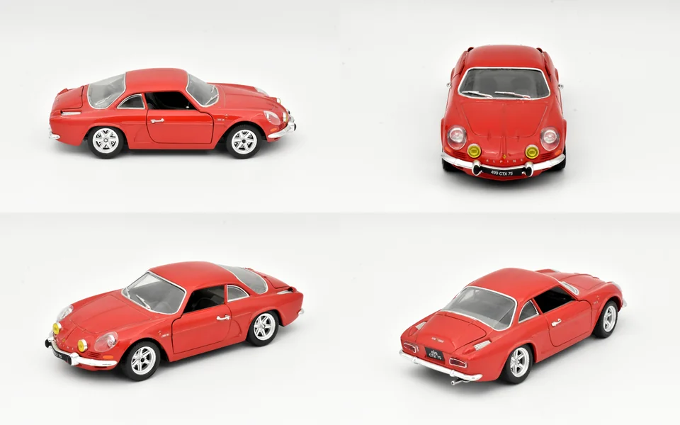 Four views of Renault Alpine A110