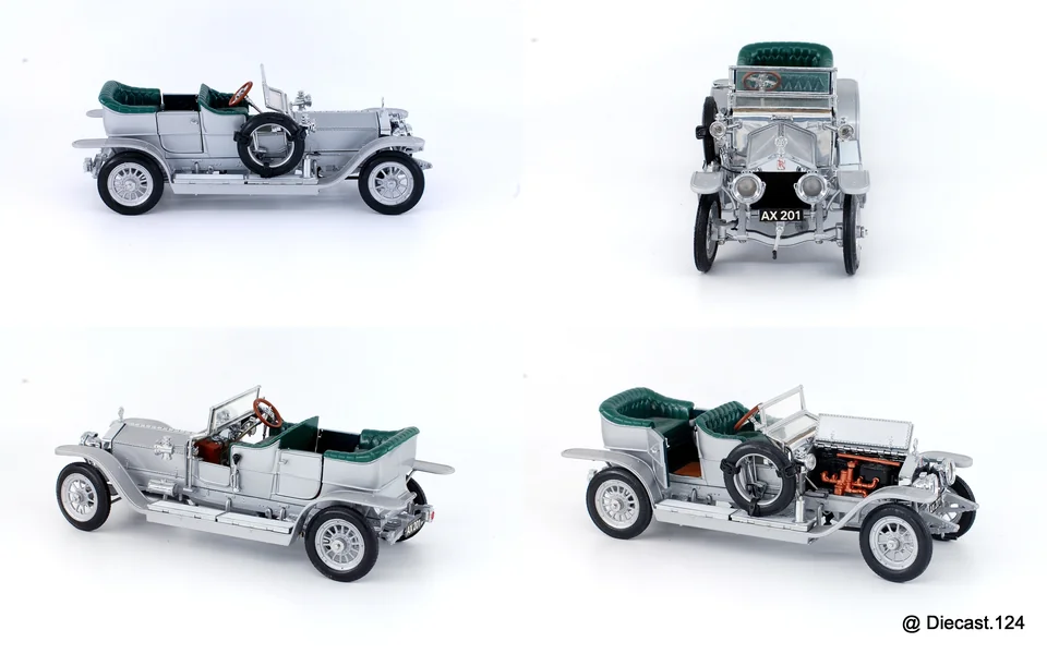 Four views of Rolls-Royce Silver Ghost