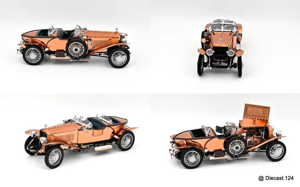 Four views of Rolls-Royce Silver Ghost
