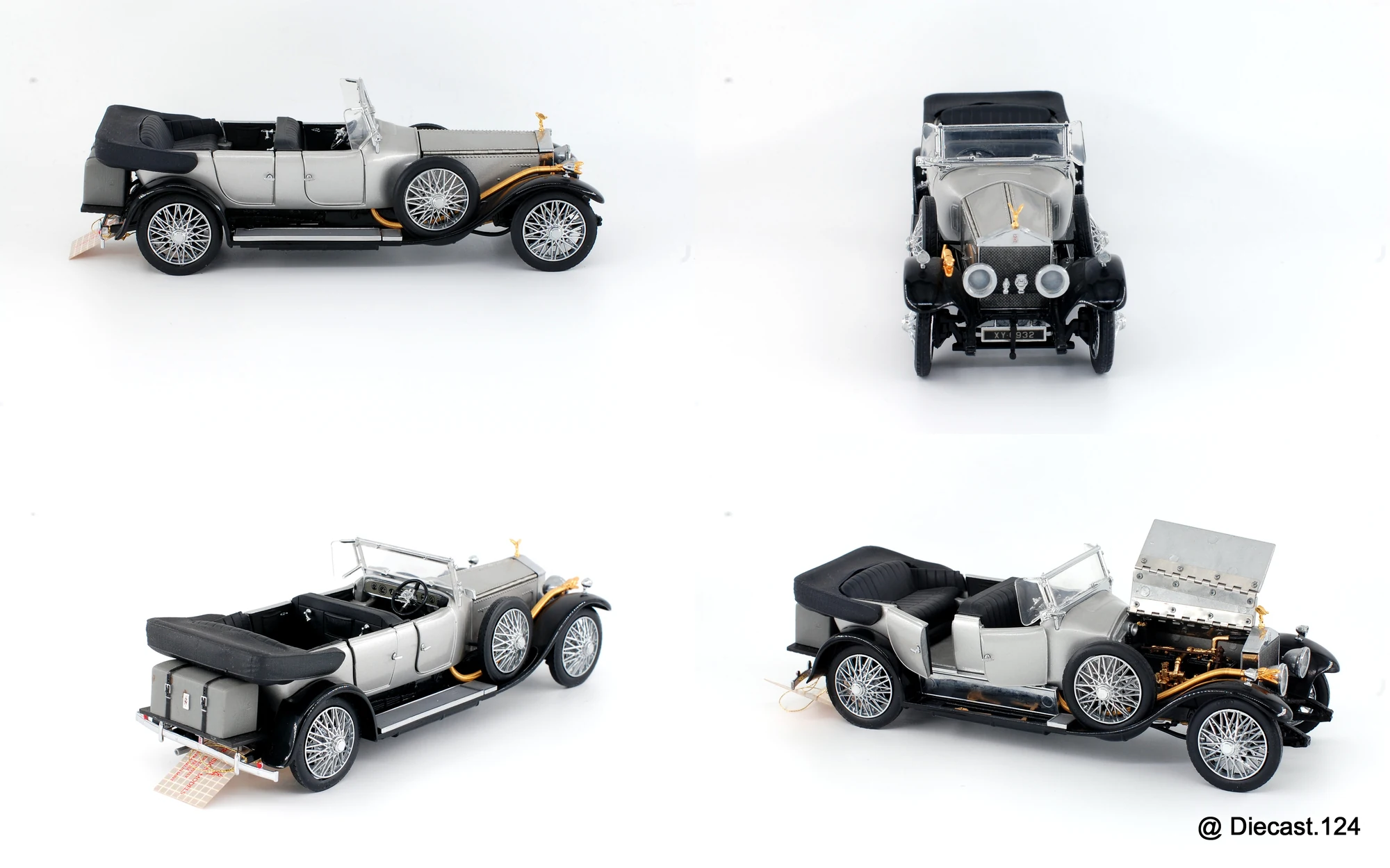 Four views of Rolls-Royce Silver Ghost 40/50