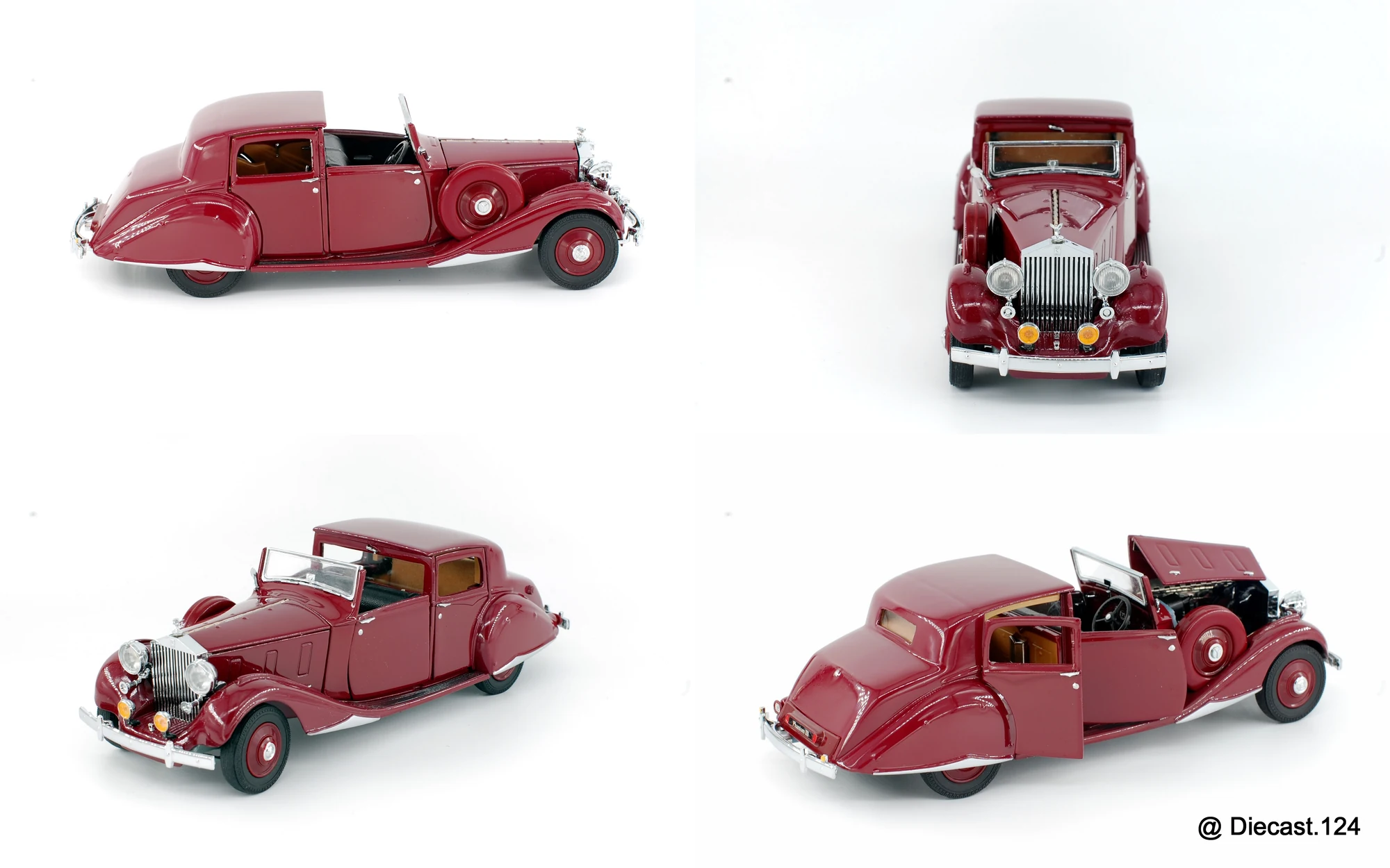Four views of Rolls-Royce Phantom III Sedance de Ville