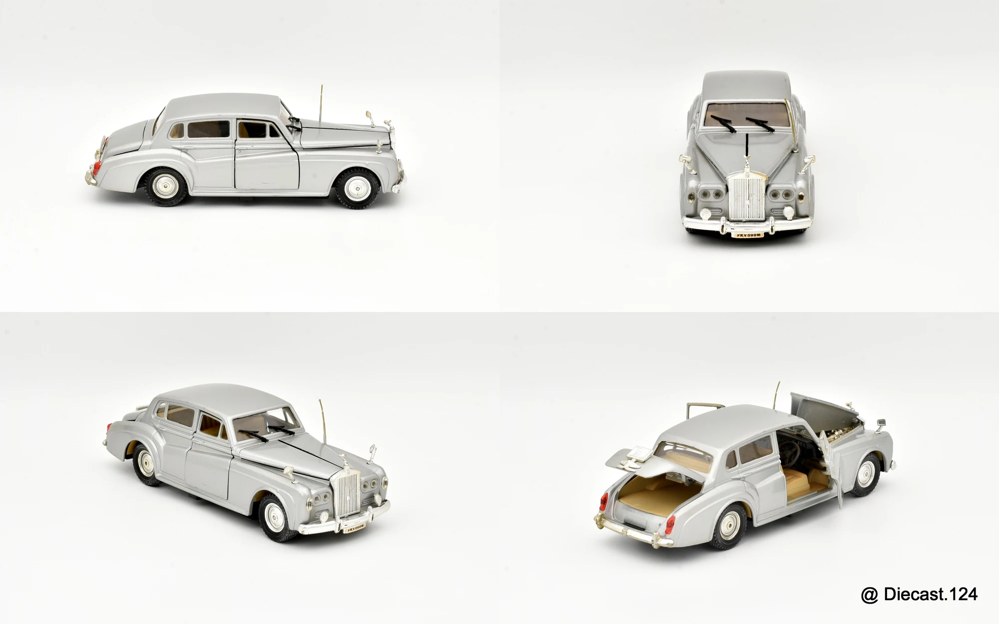 Four views of Rolls-Royce Silver Cloud