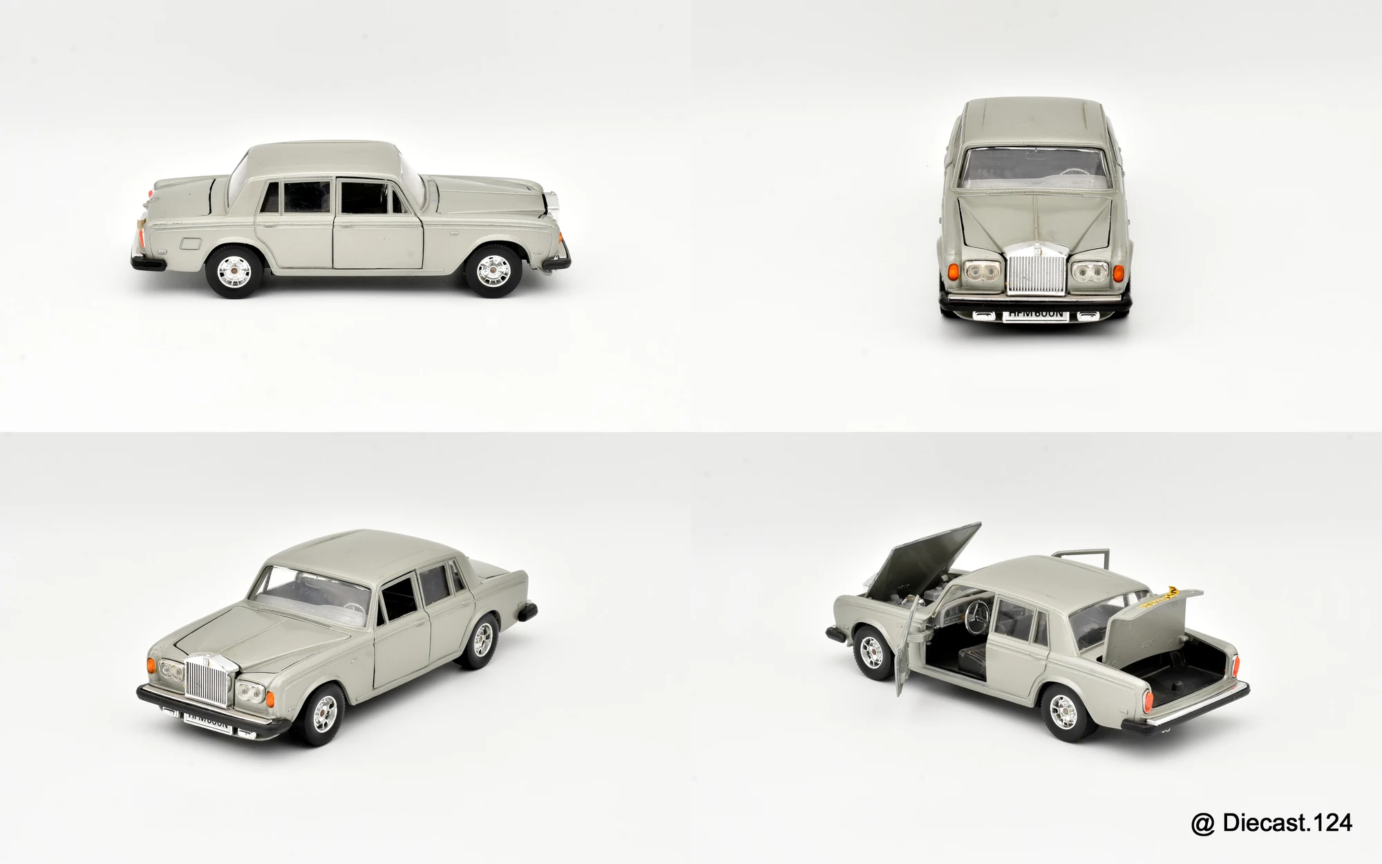 Four views of Rolls-Royce Silver Shadow