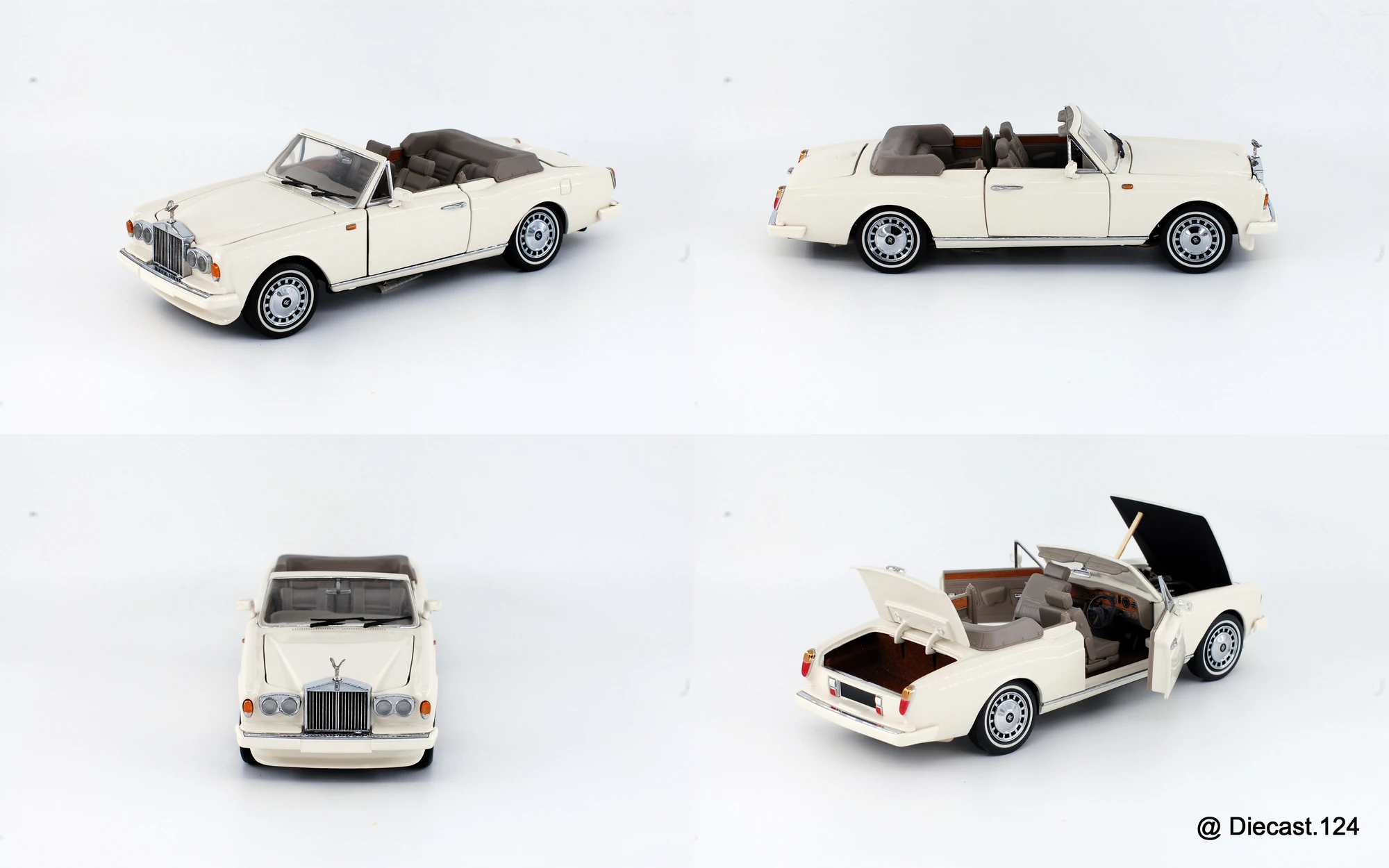 Four views of Rolls-Royce Corniche IV