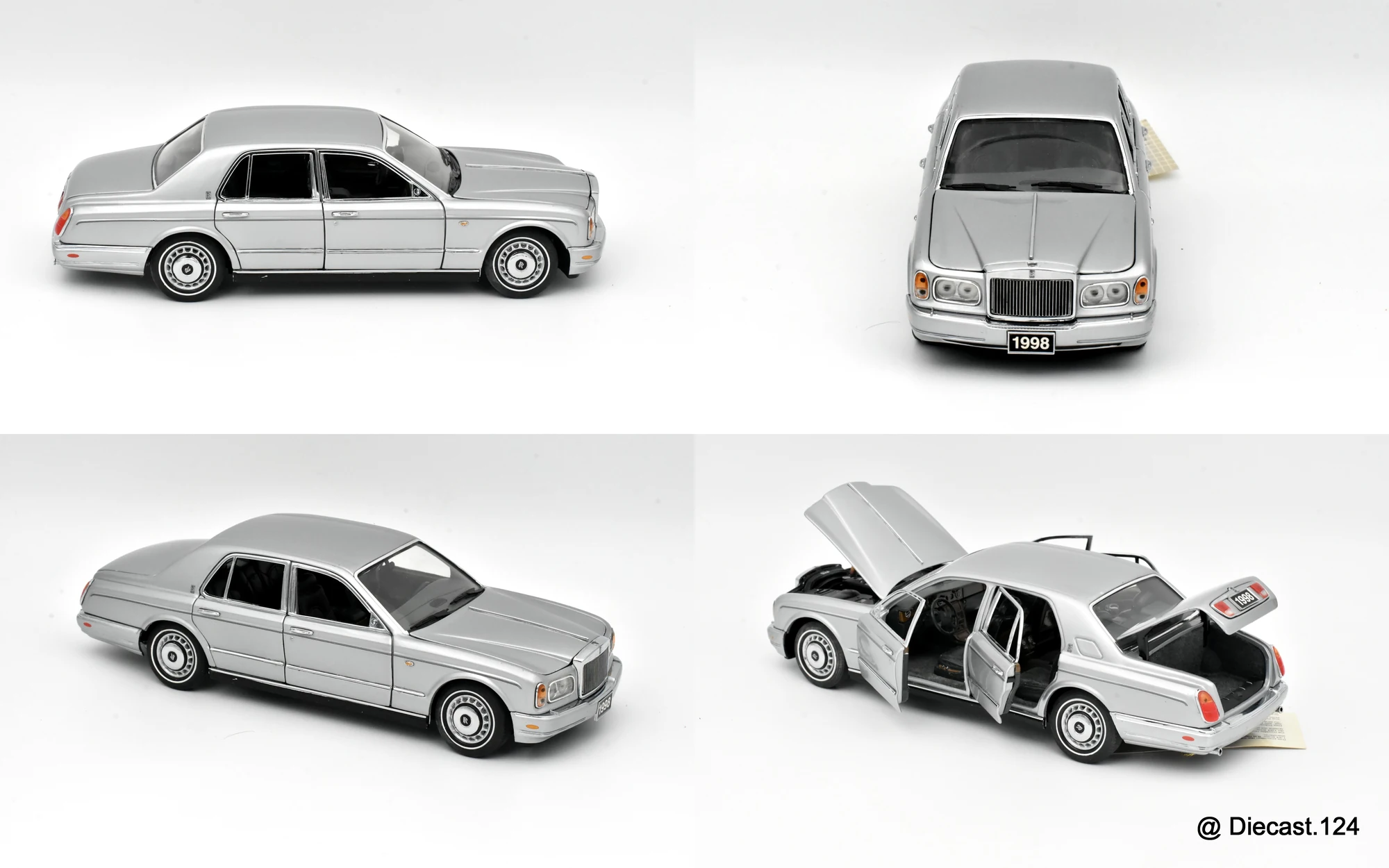 Four views of Rolls-Royce Silver Seraph
