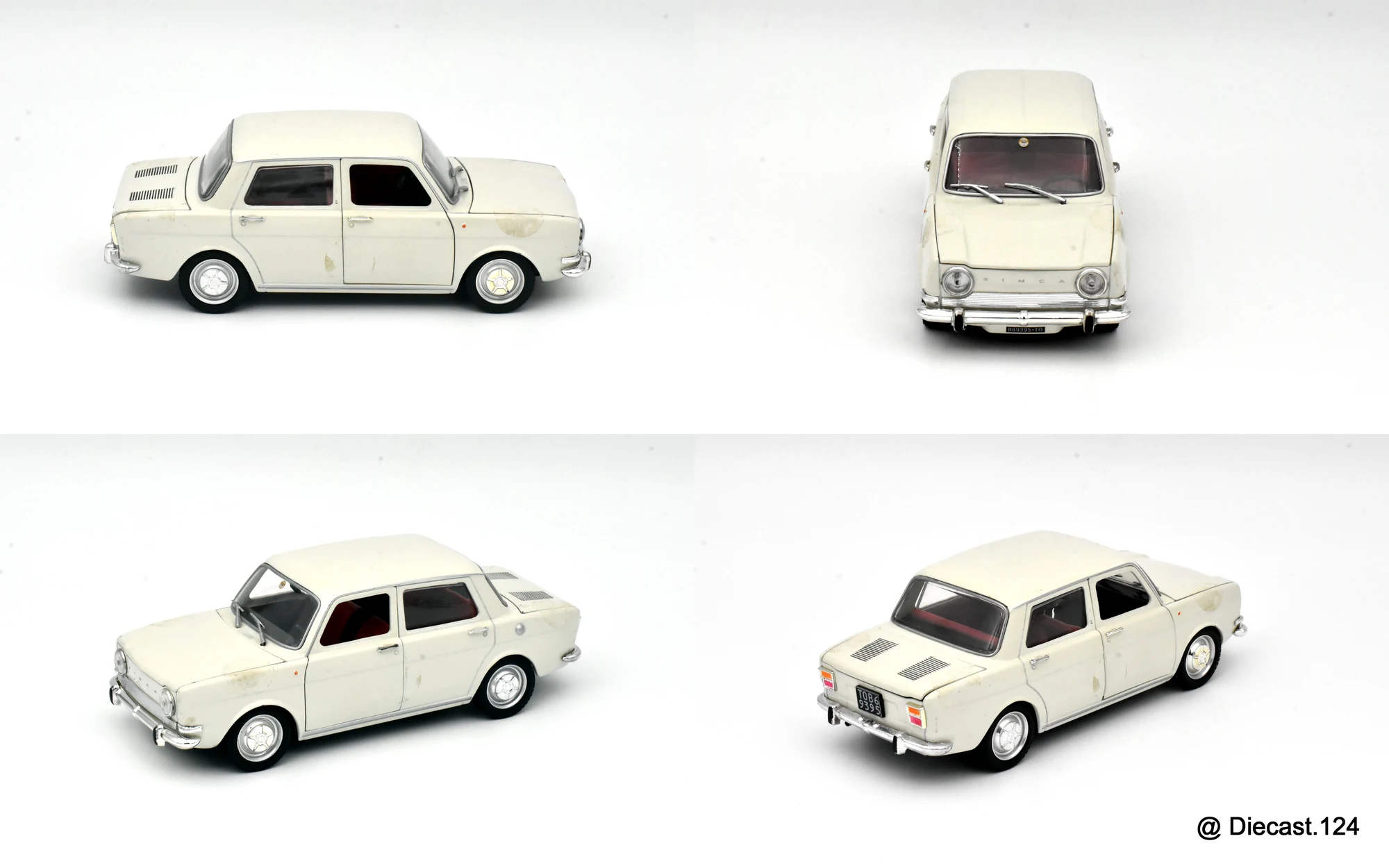 Four views of Simca 1000S