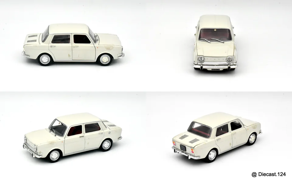 Four views of Simca 1000S