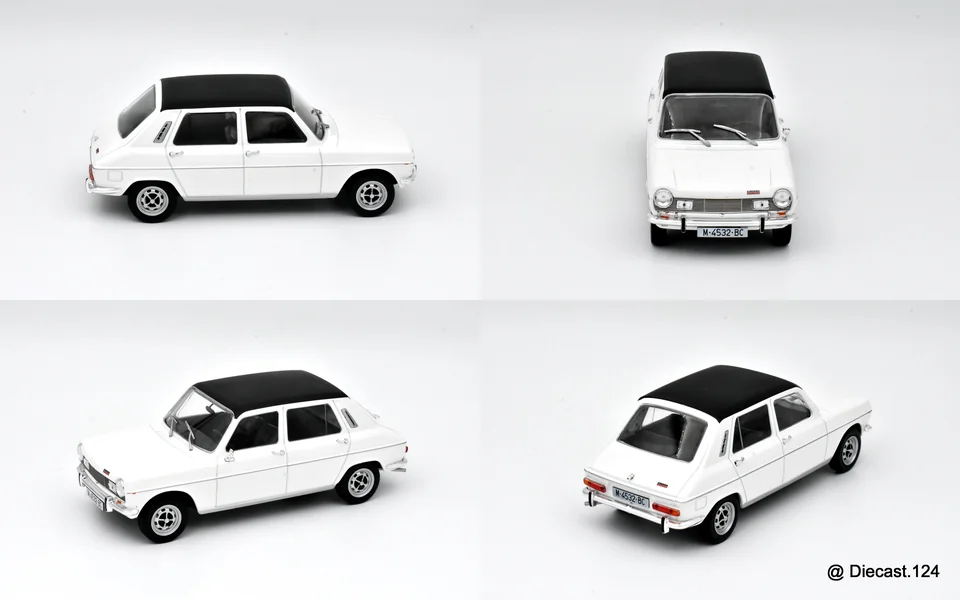 Four views of Simca 1200 Special