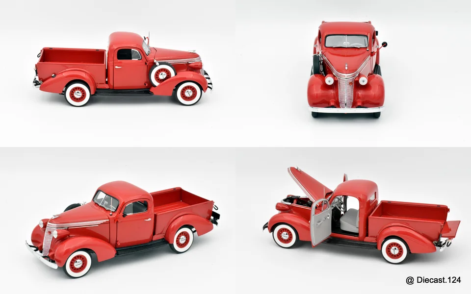 Four views of Studebacker Pickup