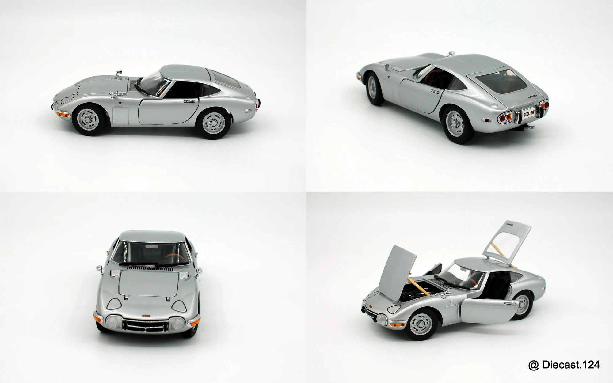 Four views of Toyota 2000GT